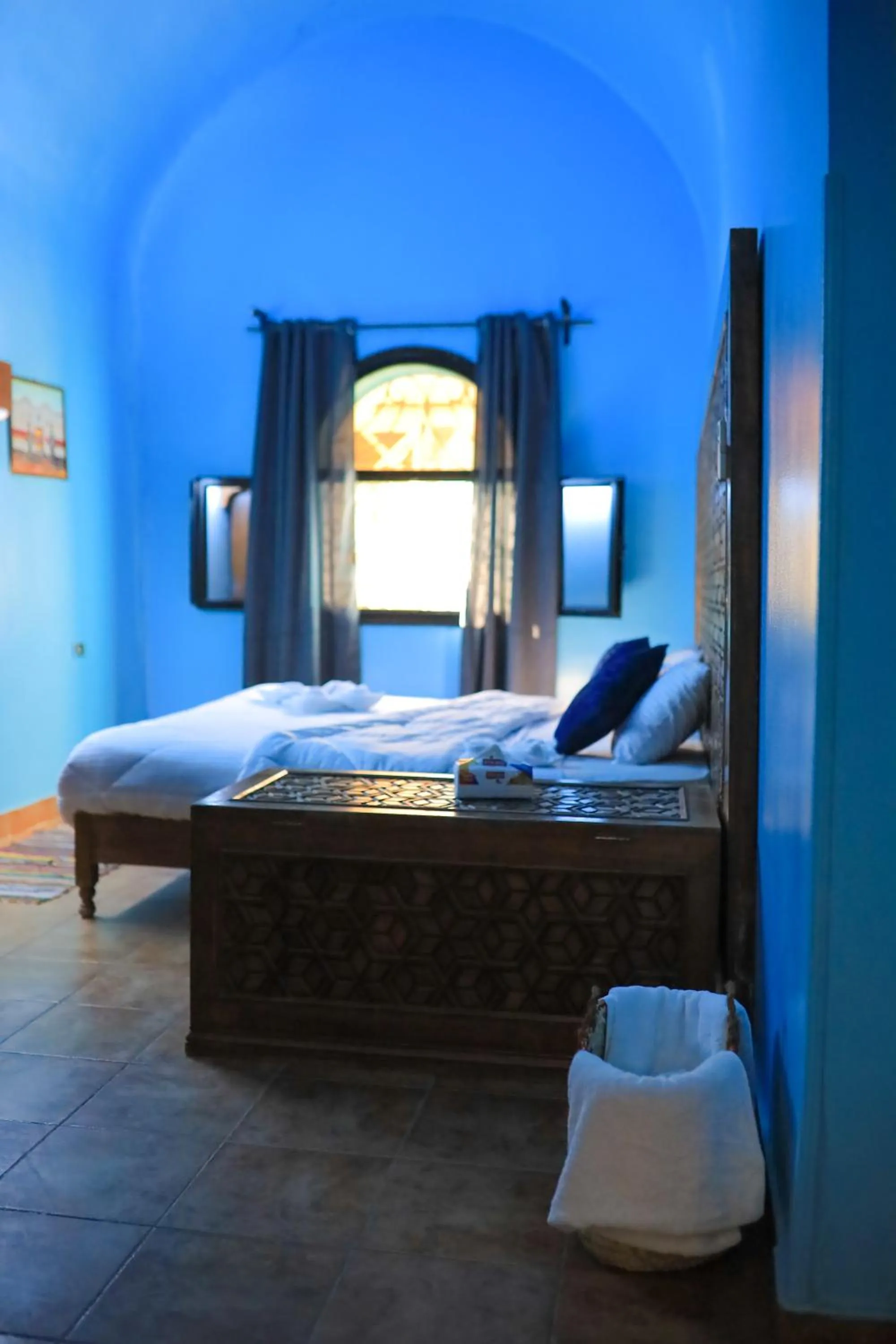 Bed in Nubian Holiday House Aswan