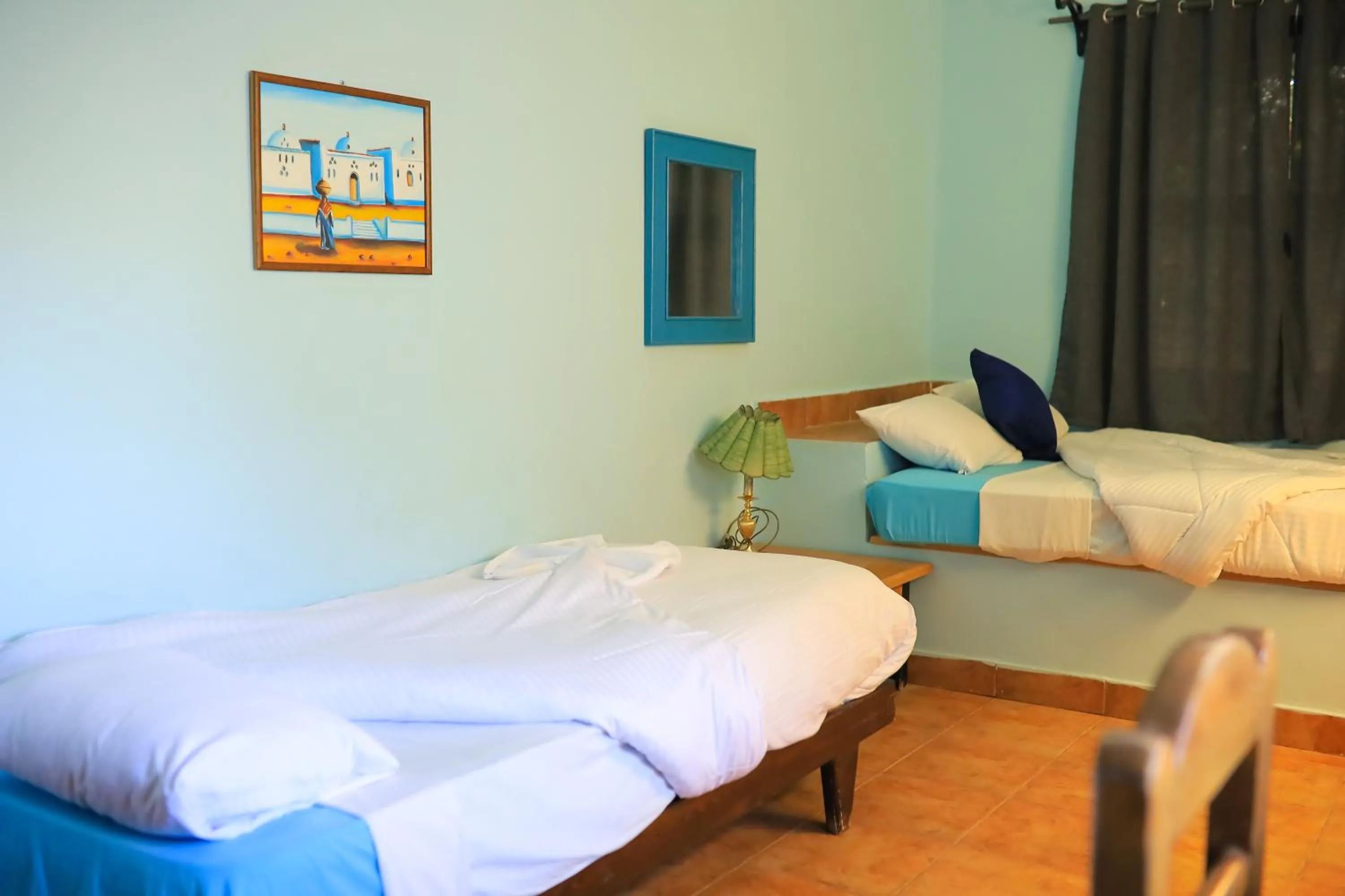 Bed in Nubian Holiday House Aswan