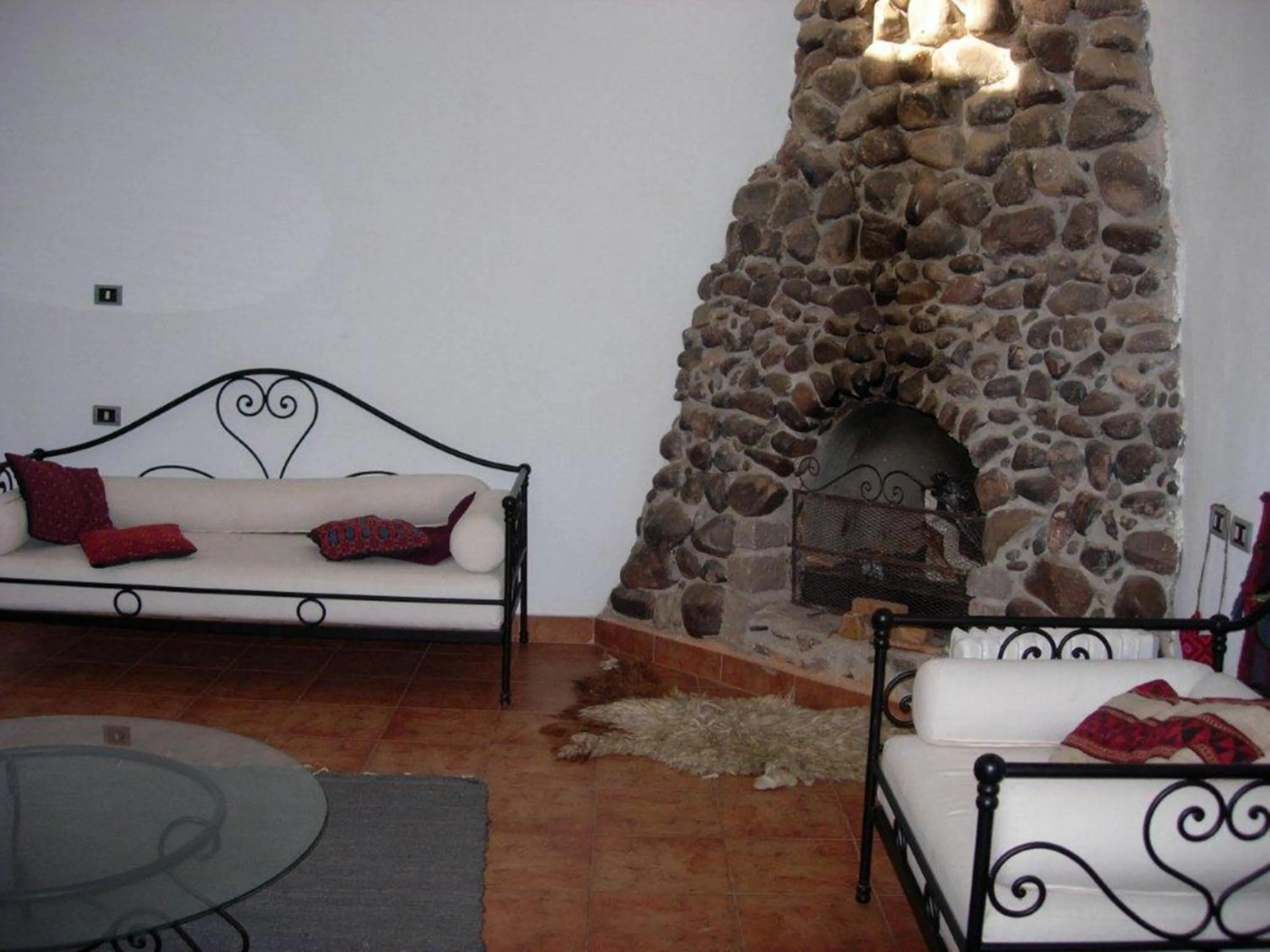 Seating area, Bed in Nubian Holiday House Aswan