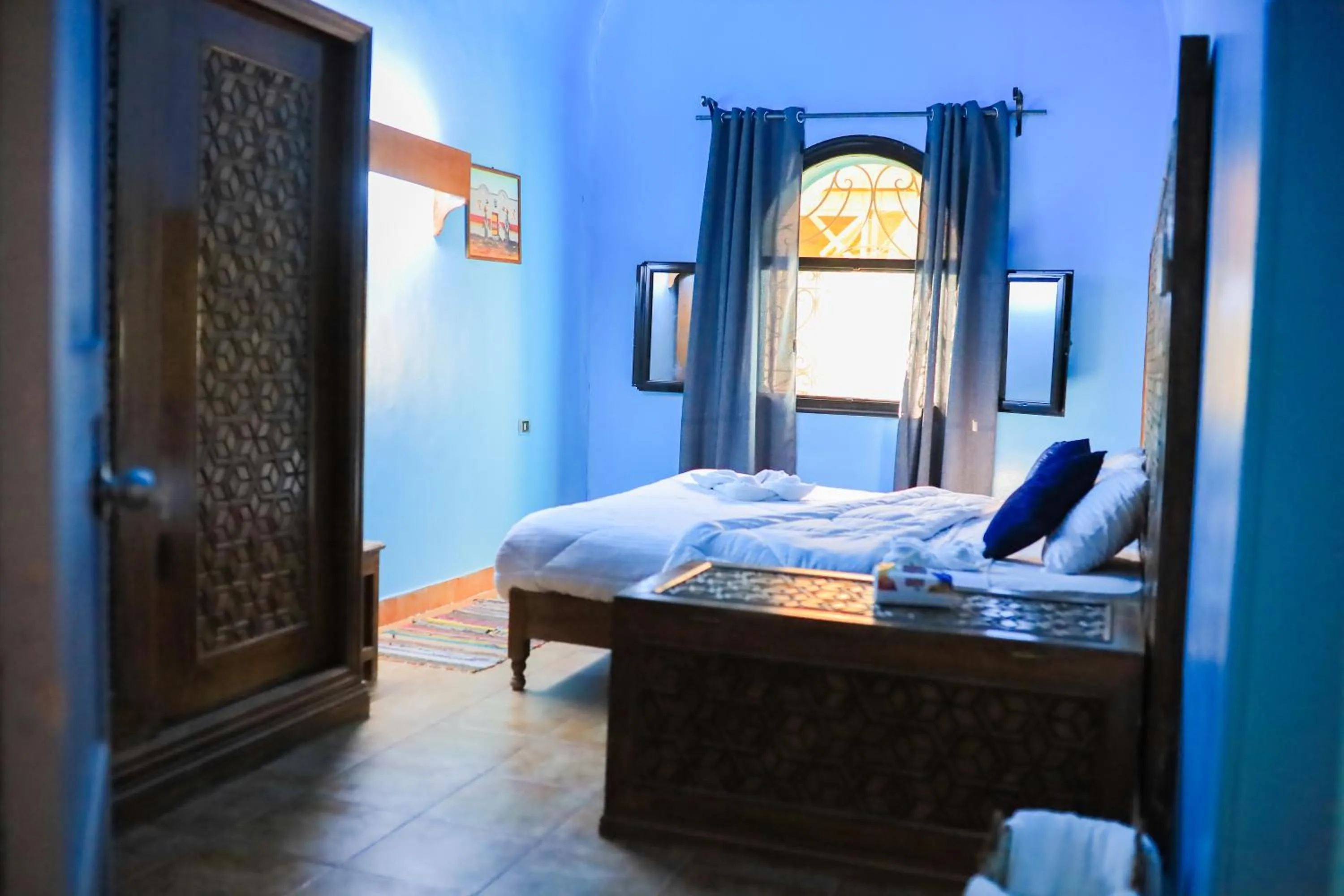 Bed in Nubian Holiday House Aswan