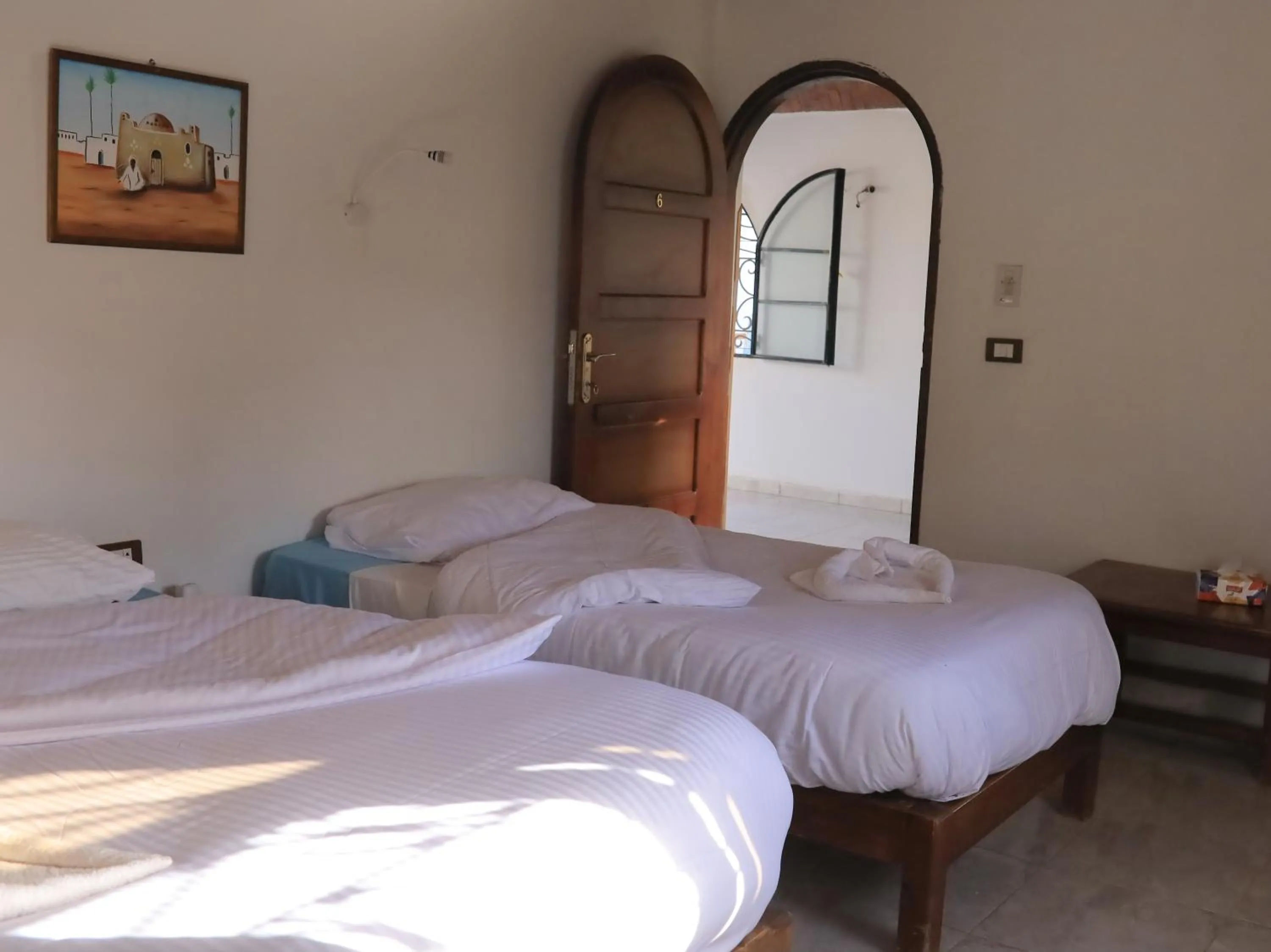 Bed in Nubian Holiday House Aswan