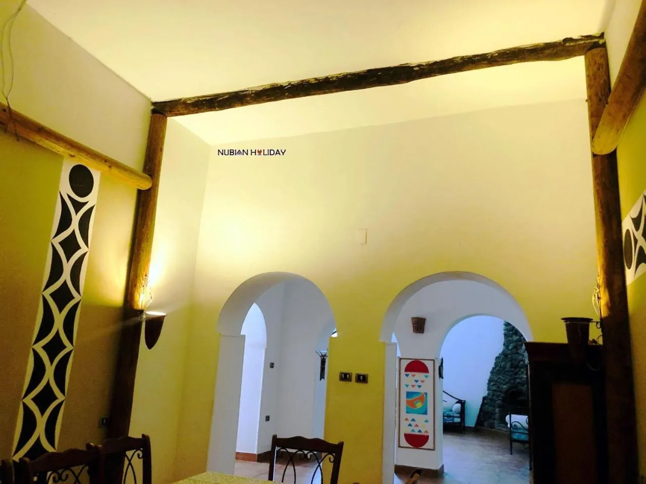 Dining area in Nubian Holiday House Aswan