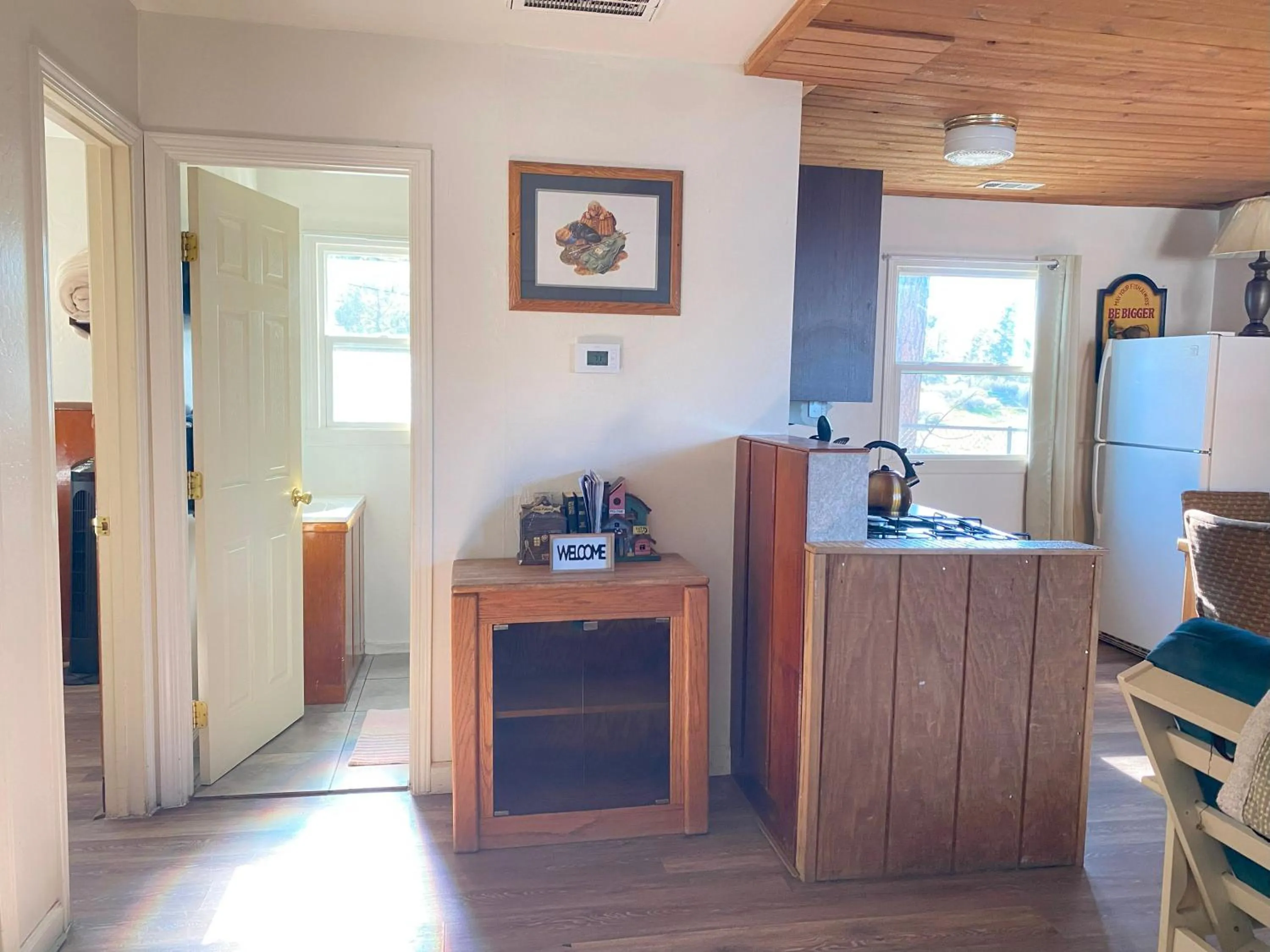 Living room in Blue Horizon Lodge