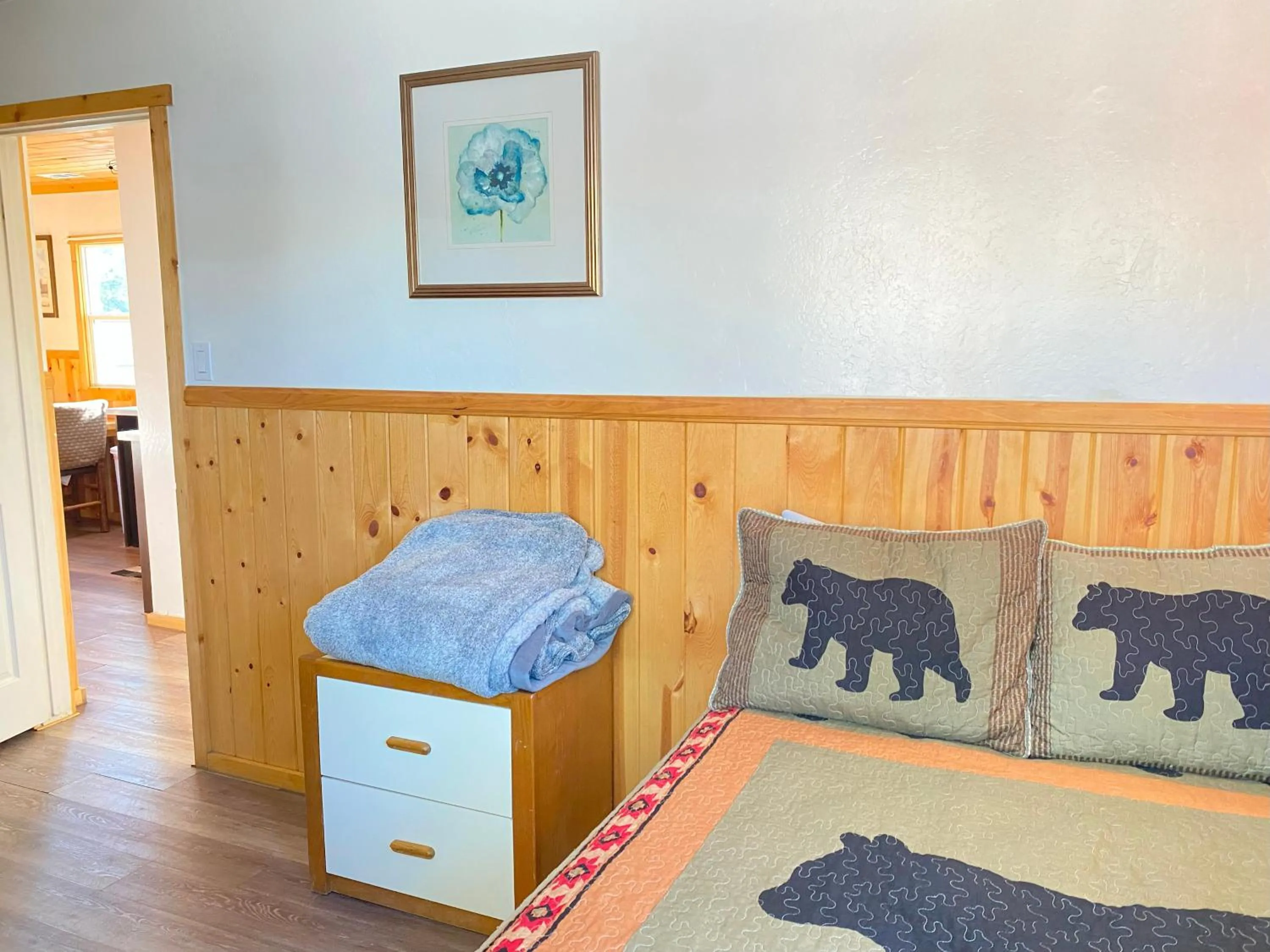 Bed in Blue Horizon Lodge