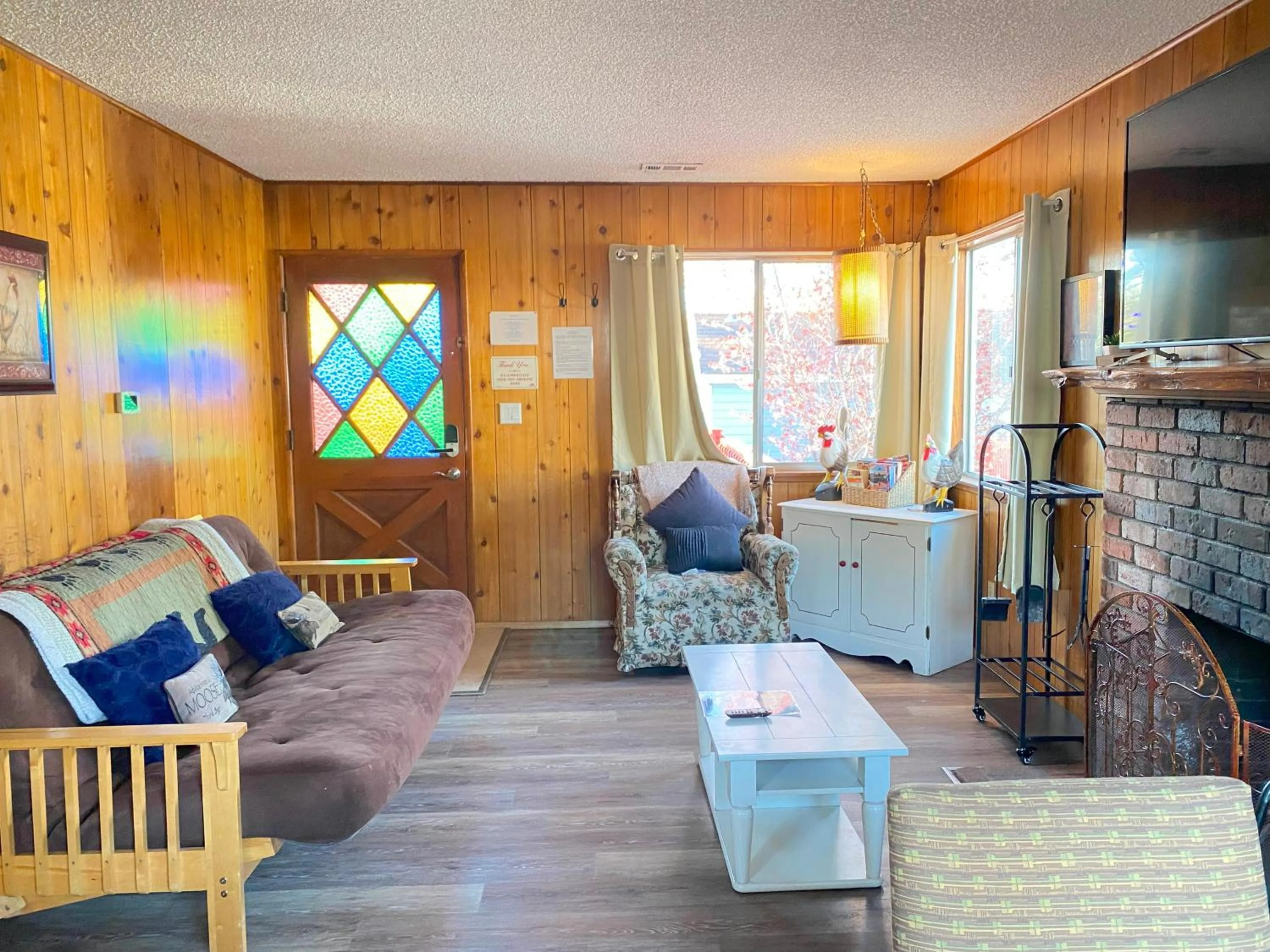 Living room in Blue Horizon Lodge