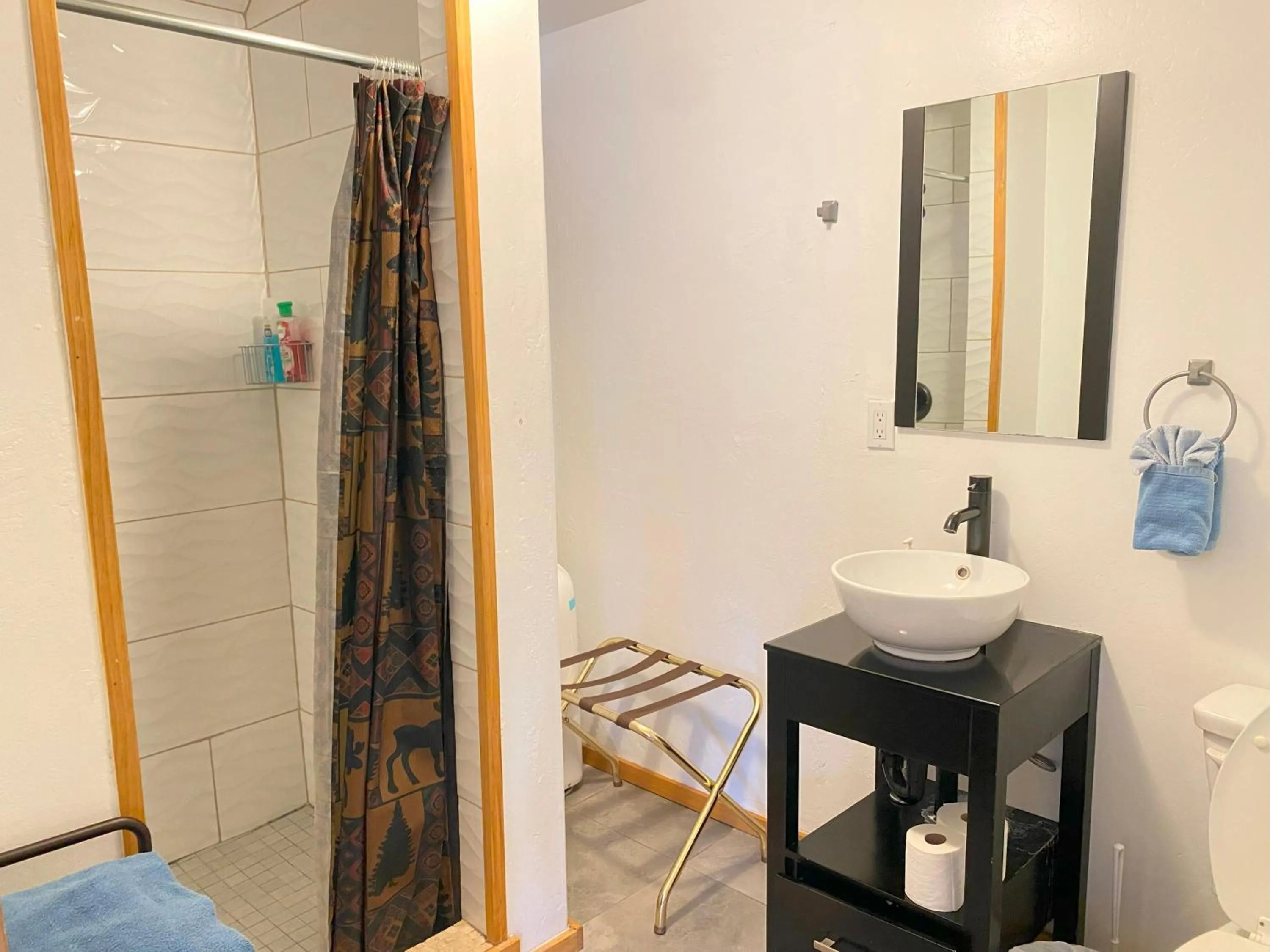 Shower in Blue Horizon Lodge