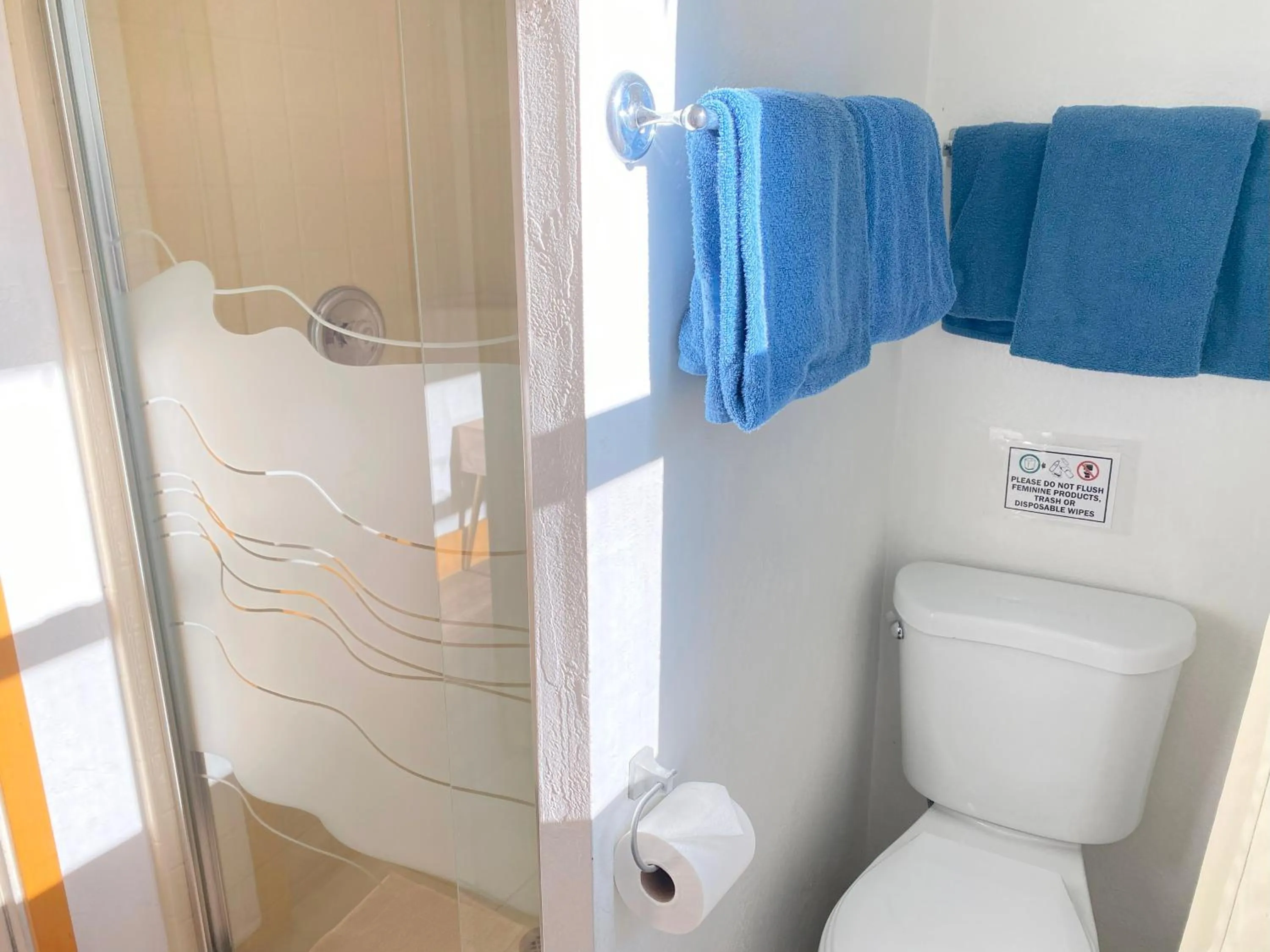 Shower in Blue Horizon Lodge