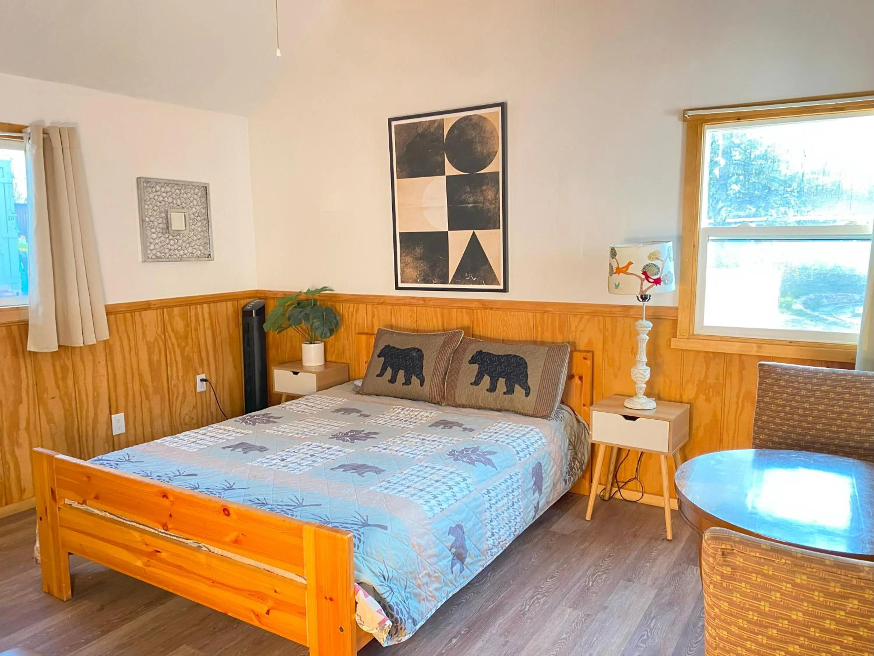 Bed in Blue Horizon Lodge