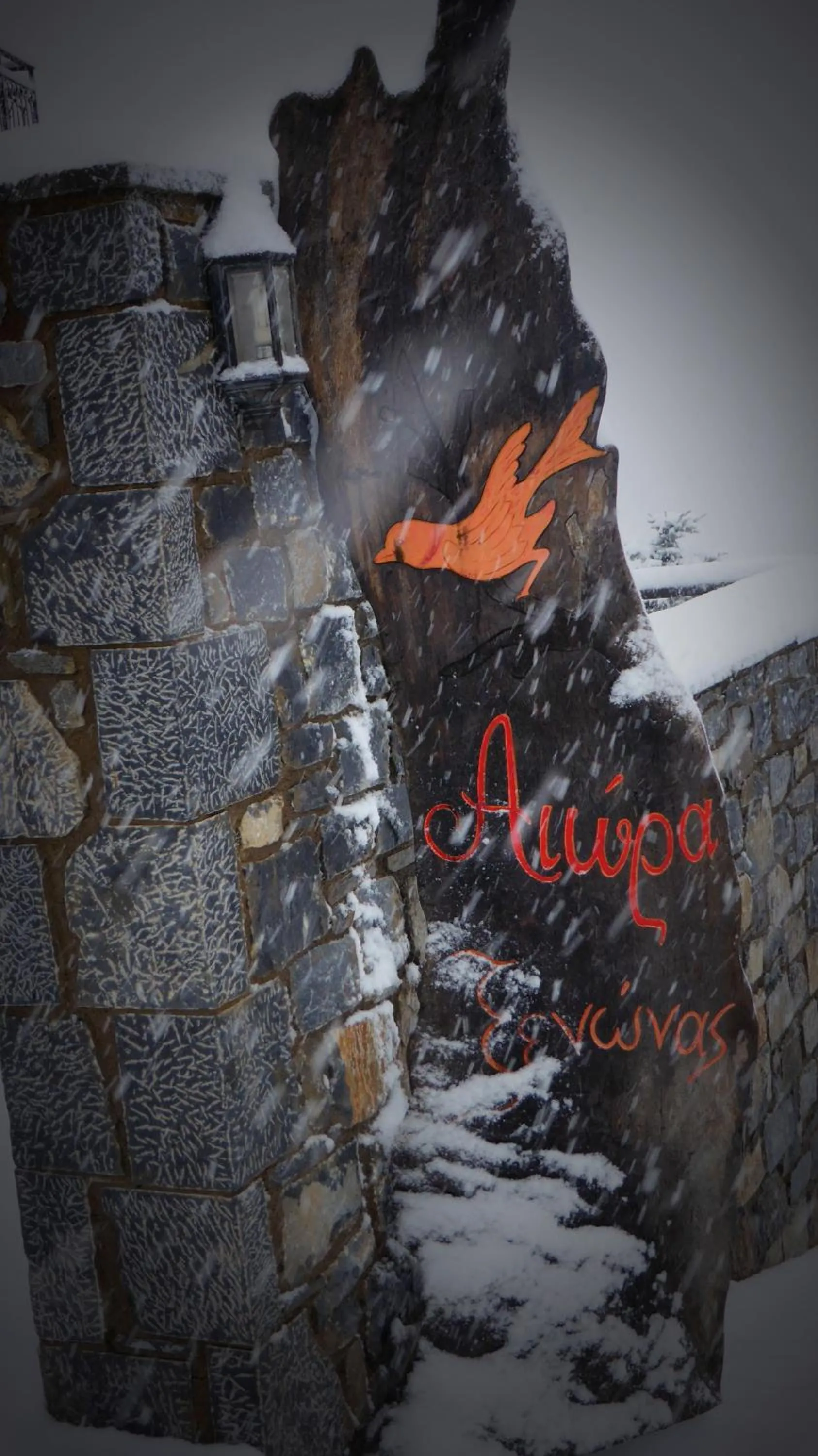 Facade/entrance in Aiora Guesthouse