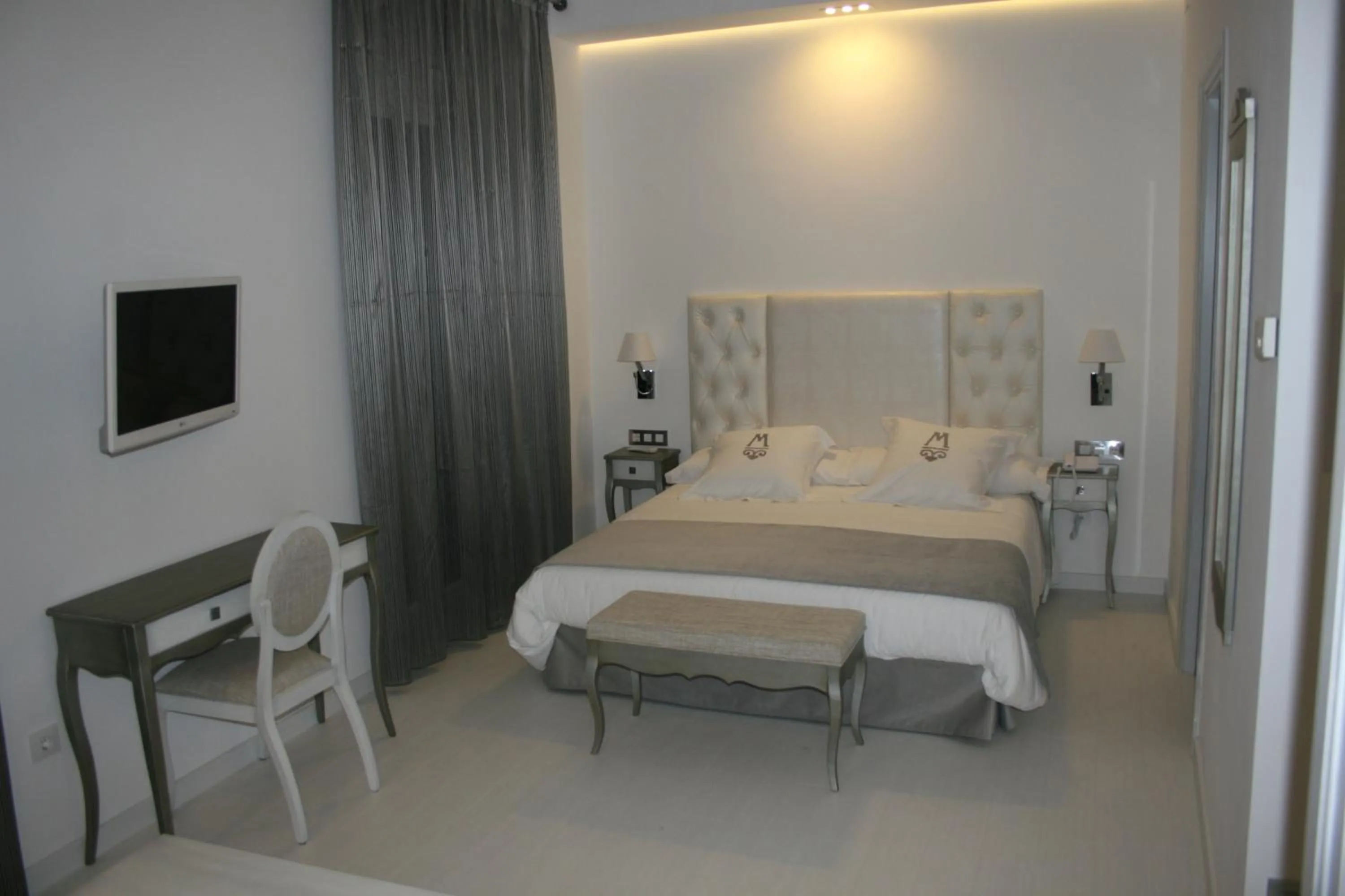 Bed in La Casa del Médico Hotel Boutique