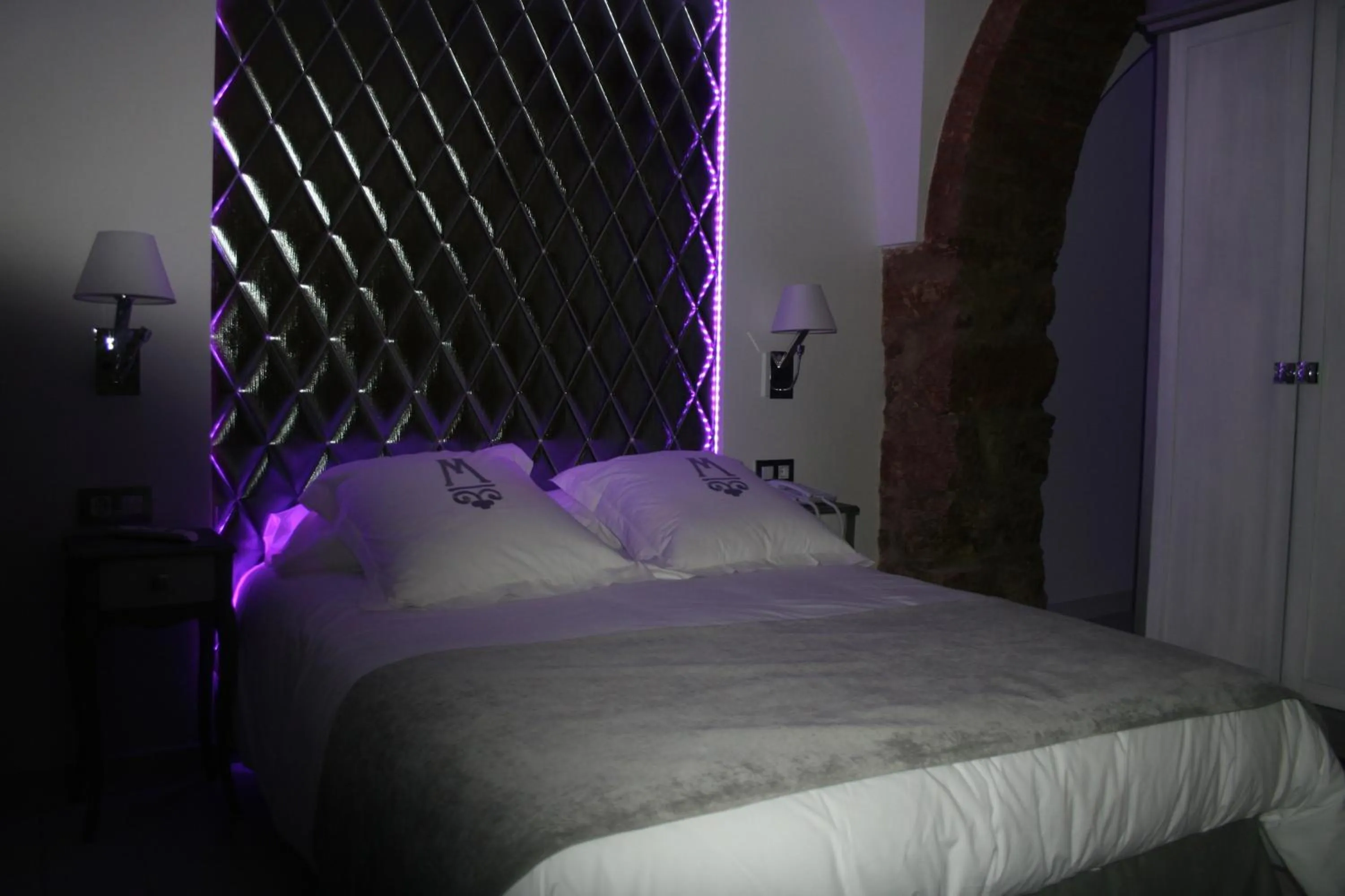 Bed in La Casa del Médico Hotel Boutique