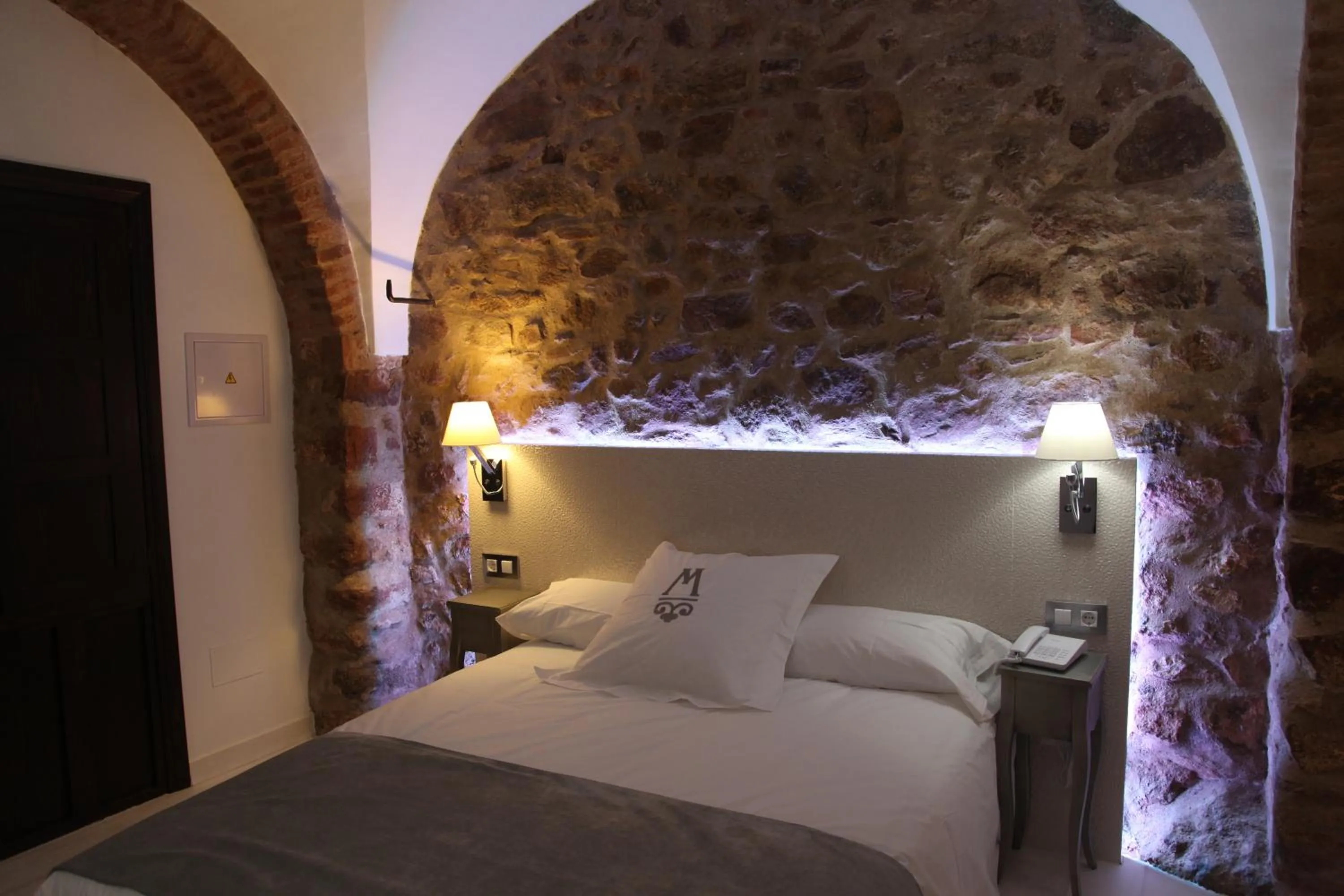 Bed in La Casa del Médico Hotel Boutique