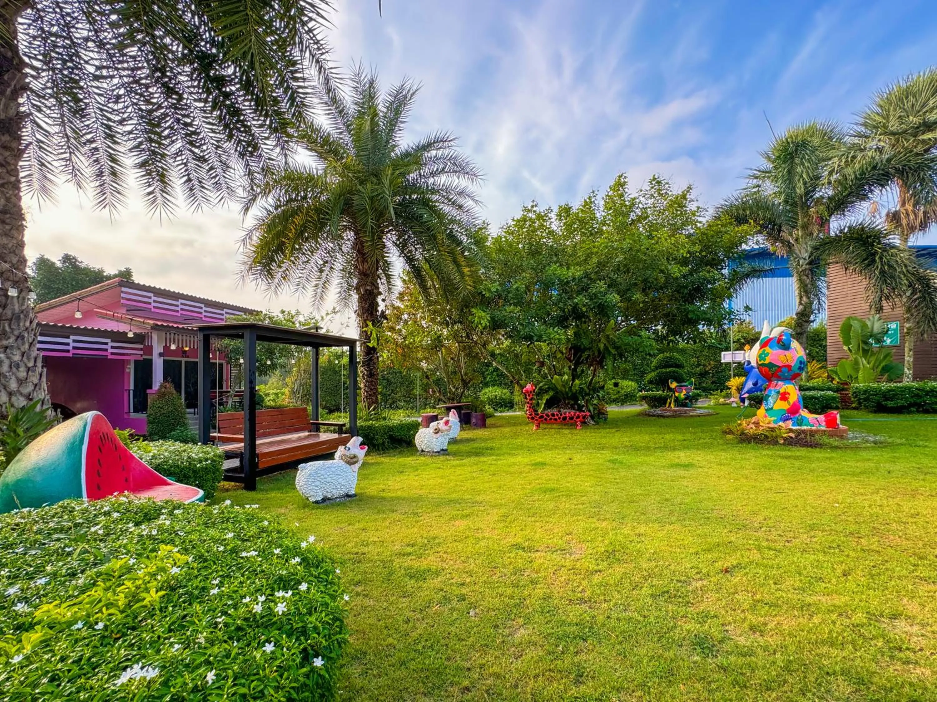Natural landscape in Baan Suan Mee Tang