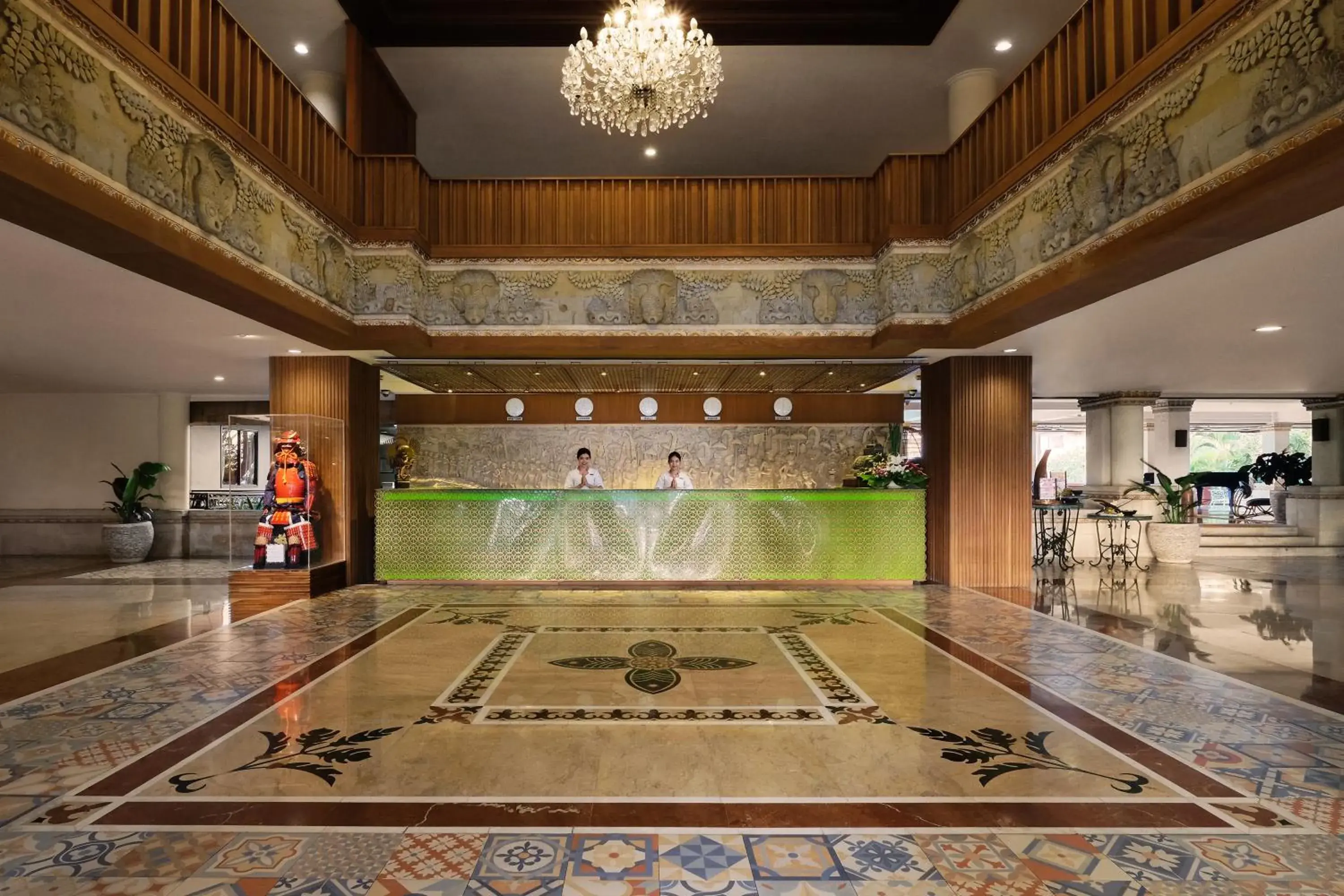 Lobby or reception in Hotel Nikko Bali Benoa Beach Lobby or reception in Hotel Nikko Bali Benoa Beach