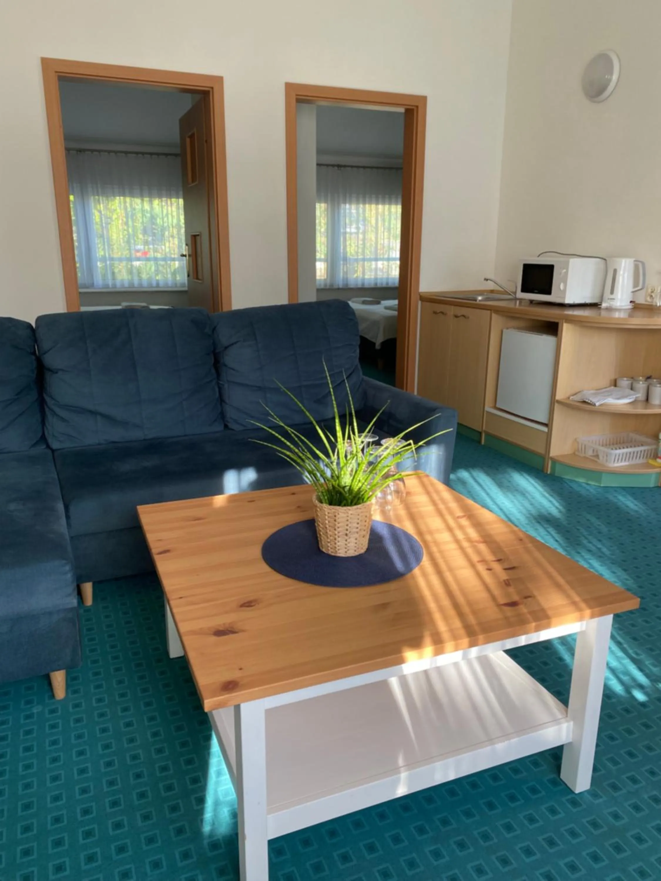 Seating area in Yacht Club Residence Sopot