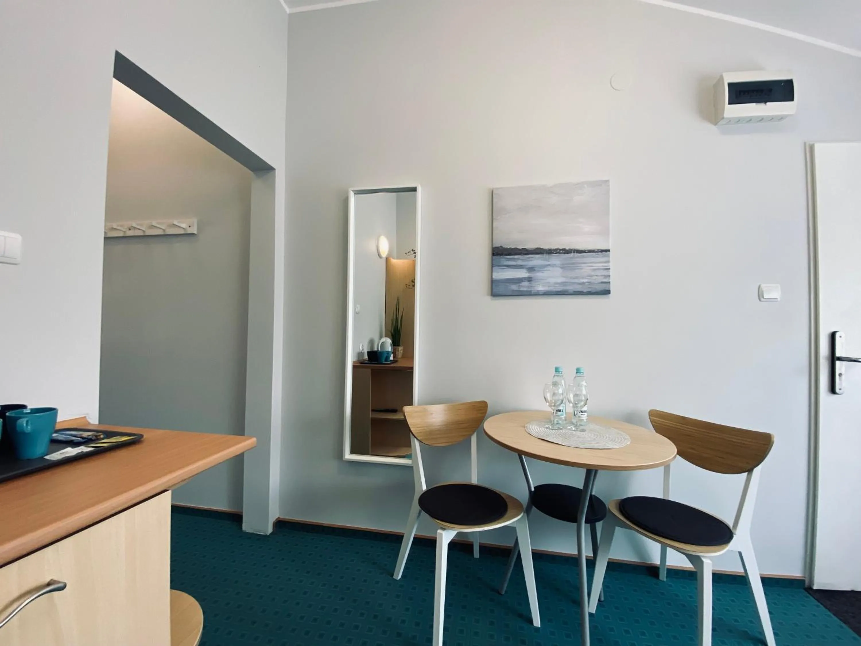 Seating area in Yacht Club Residence Sopot