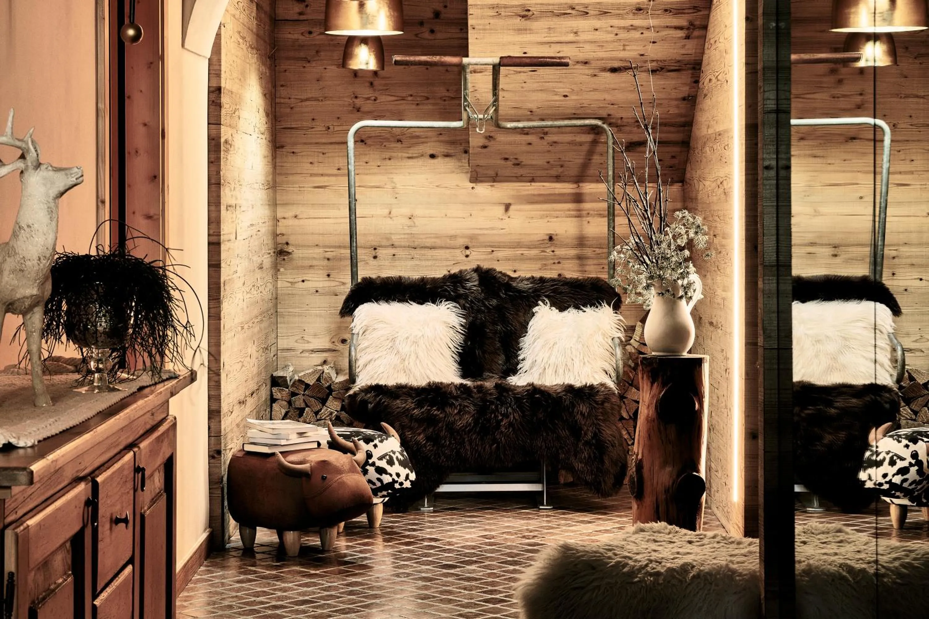hair dresser, Bed in Boutique Hotel e Chalets Salvadori