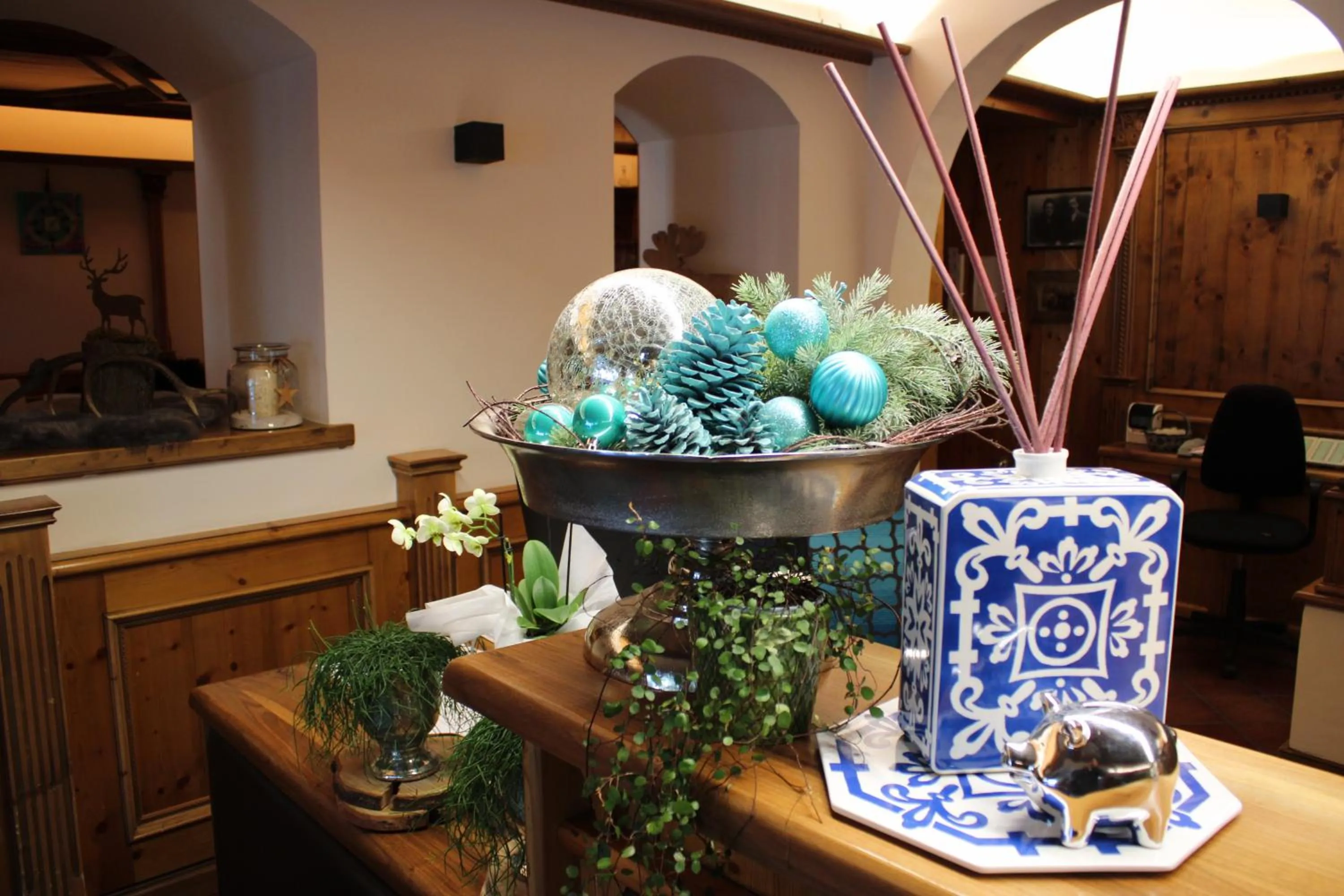 Lobby or reception in Boutique Hotel e Chalets Salvadori