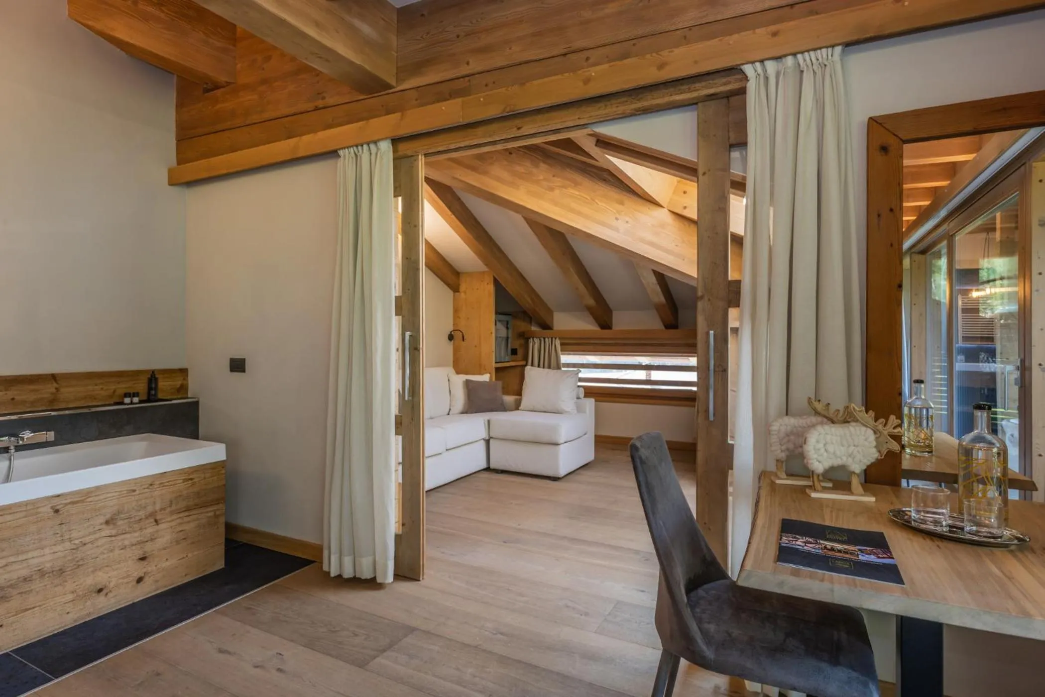 Living room in Boutique Hotel e Chalets Salvadori