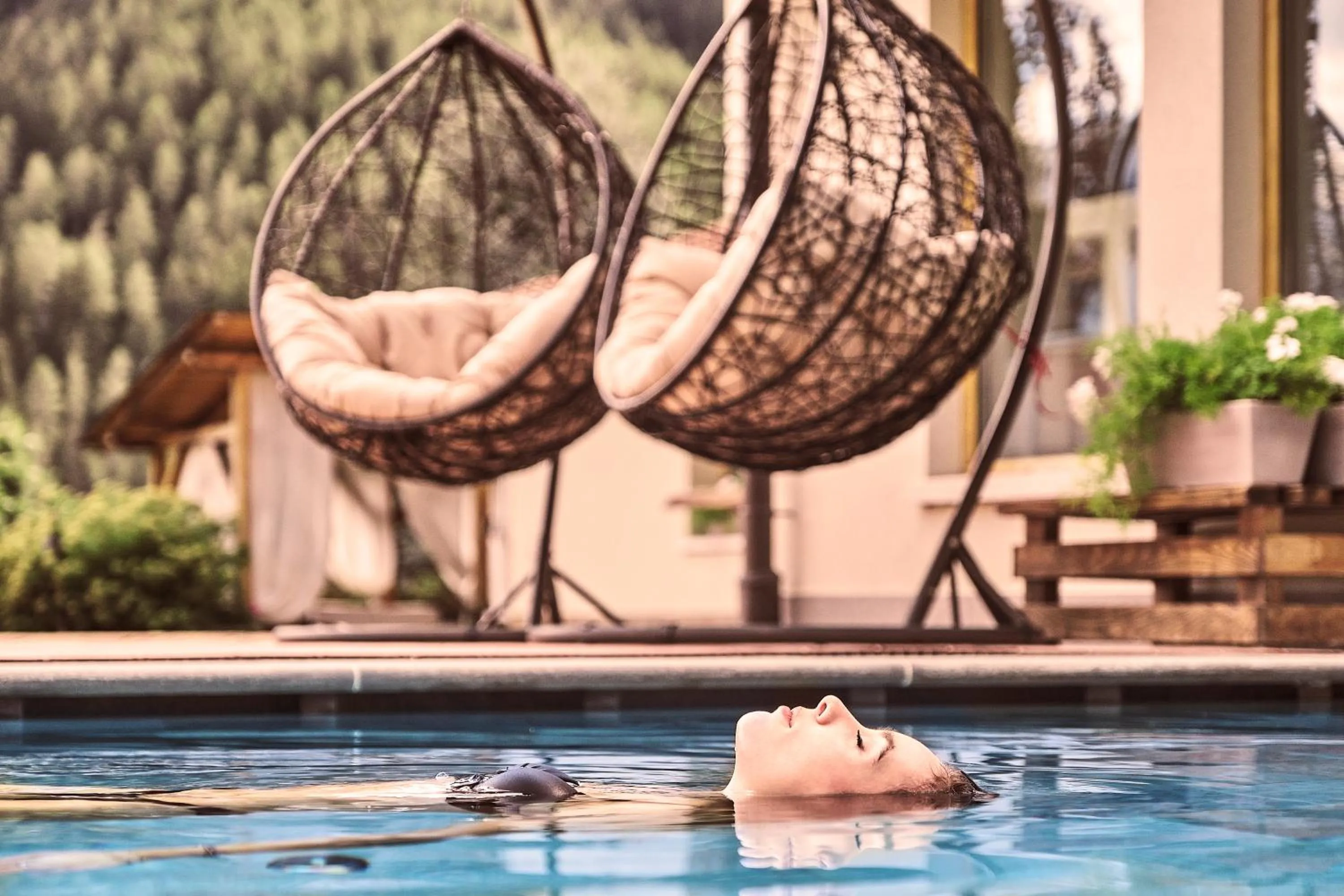 Swimming pool in Boutique Hotel e Chalets Salvadori