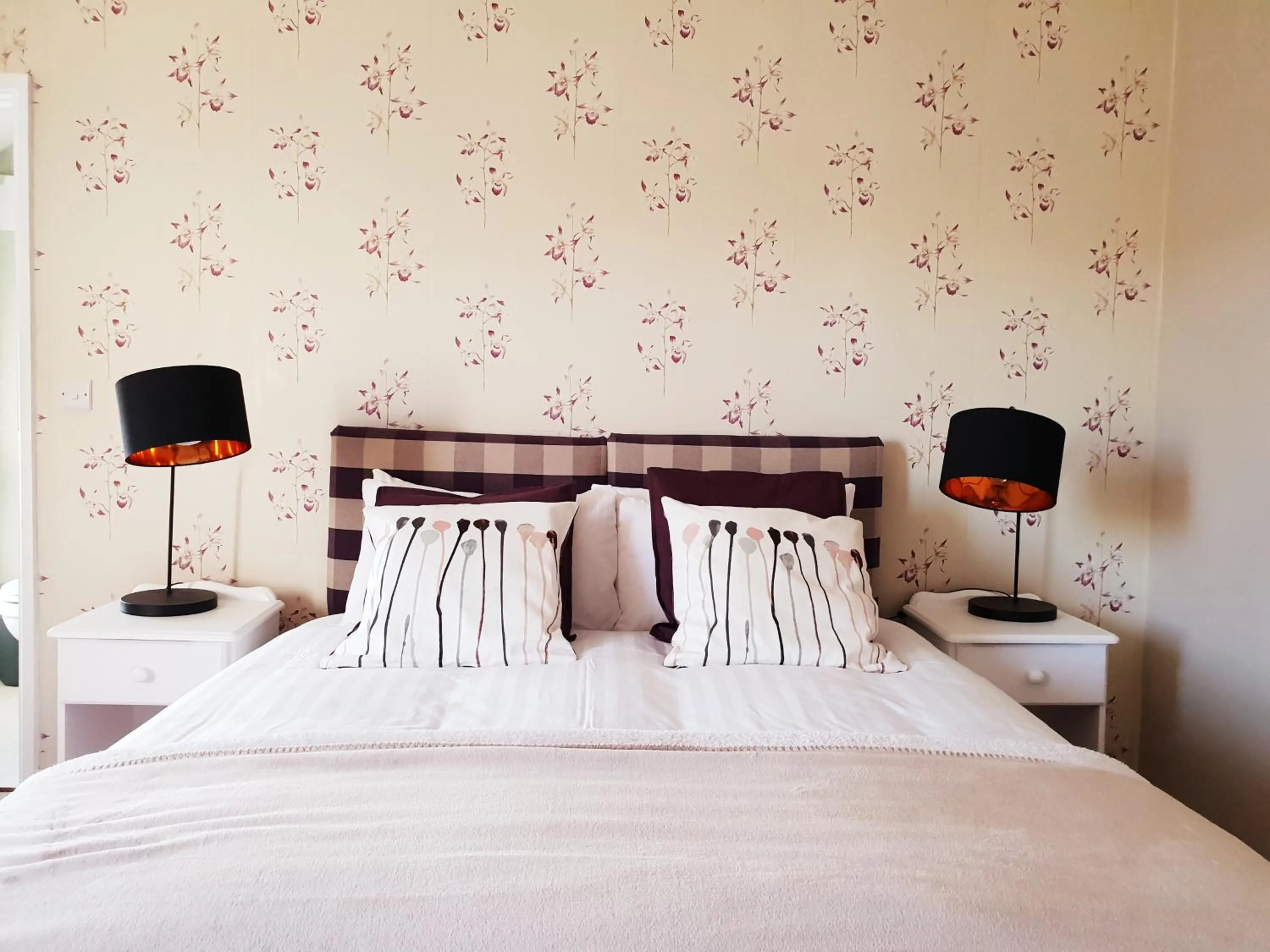 Bed in Orles Barn Guest House