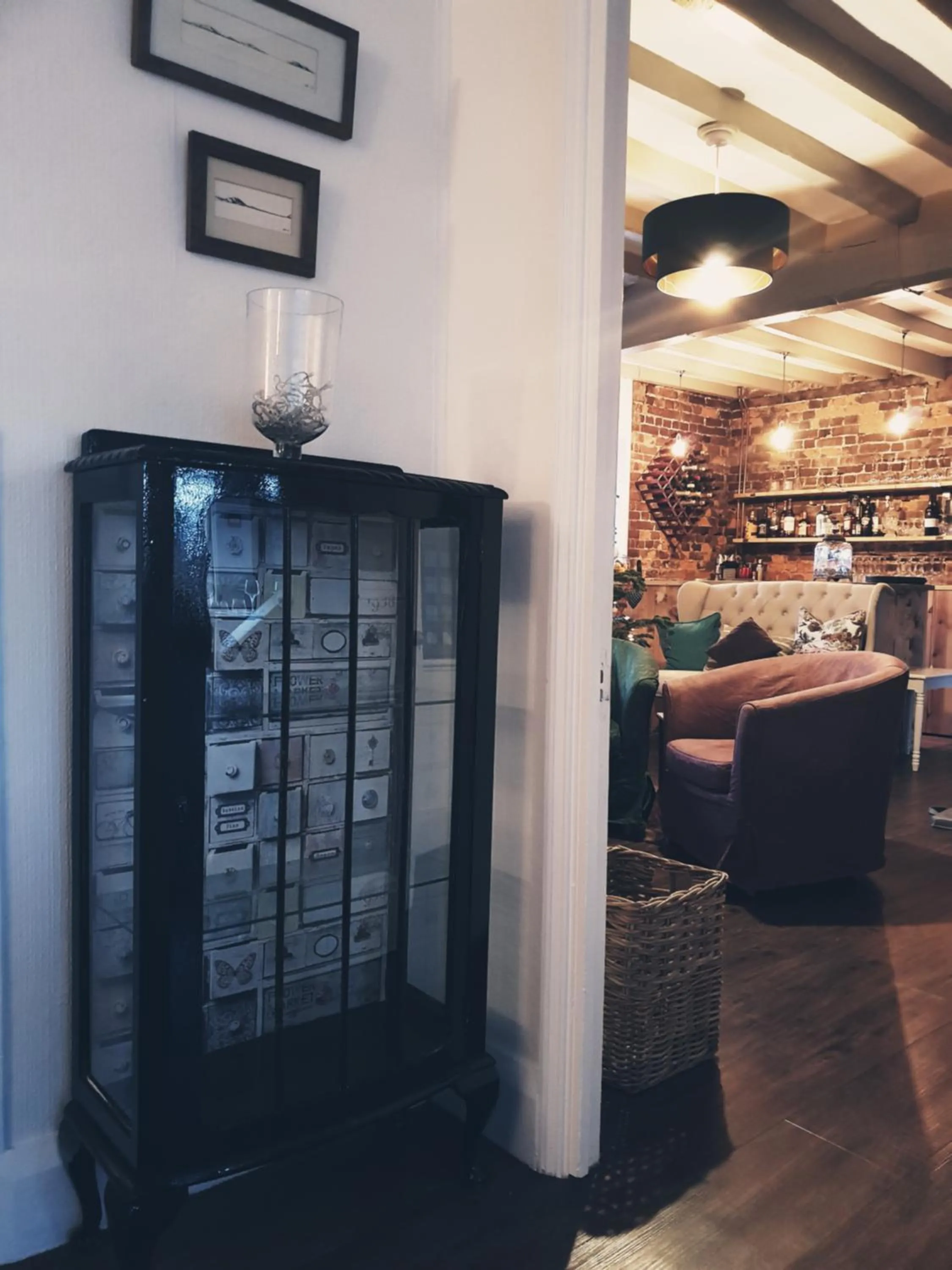 Lounge or bar in Orles Barn Guest House