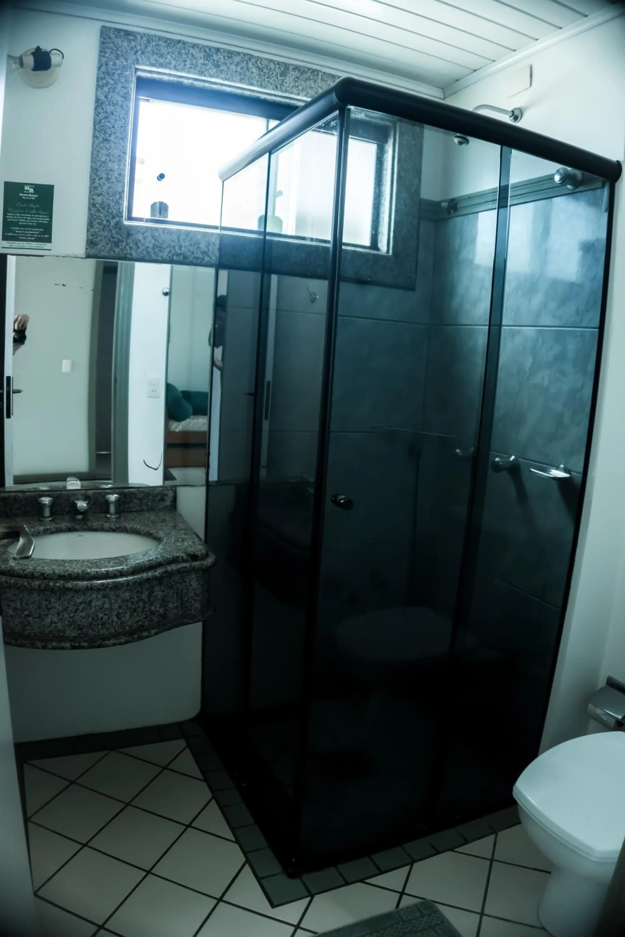 Shower in Hotel Bauer