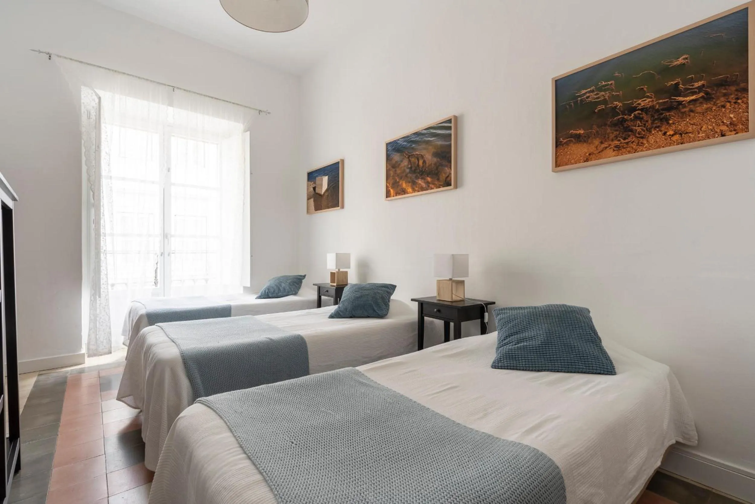 Decorative detail, Bed in Burgos Guest House