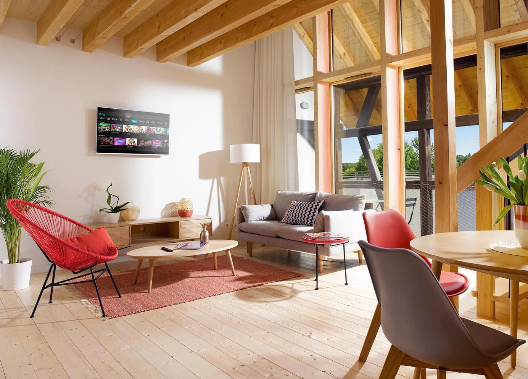 Living room in Hôtel Au Petit Pont