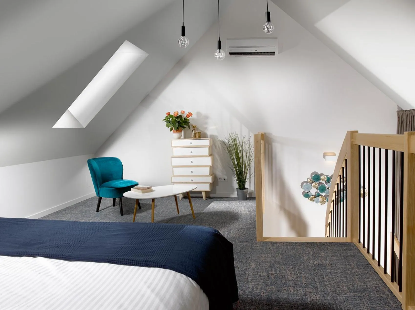 Bed in Hôtel Au Petit Pont