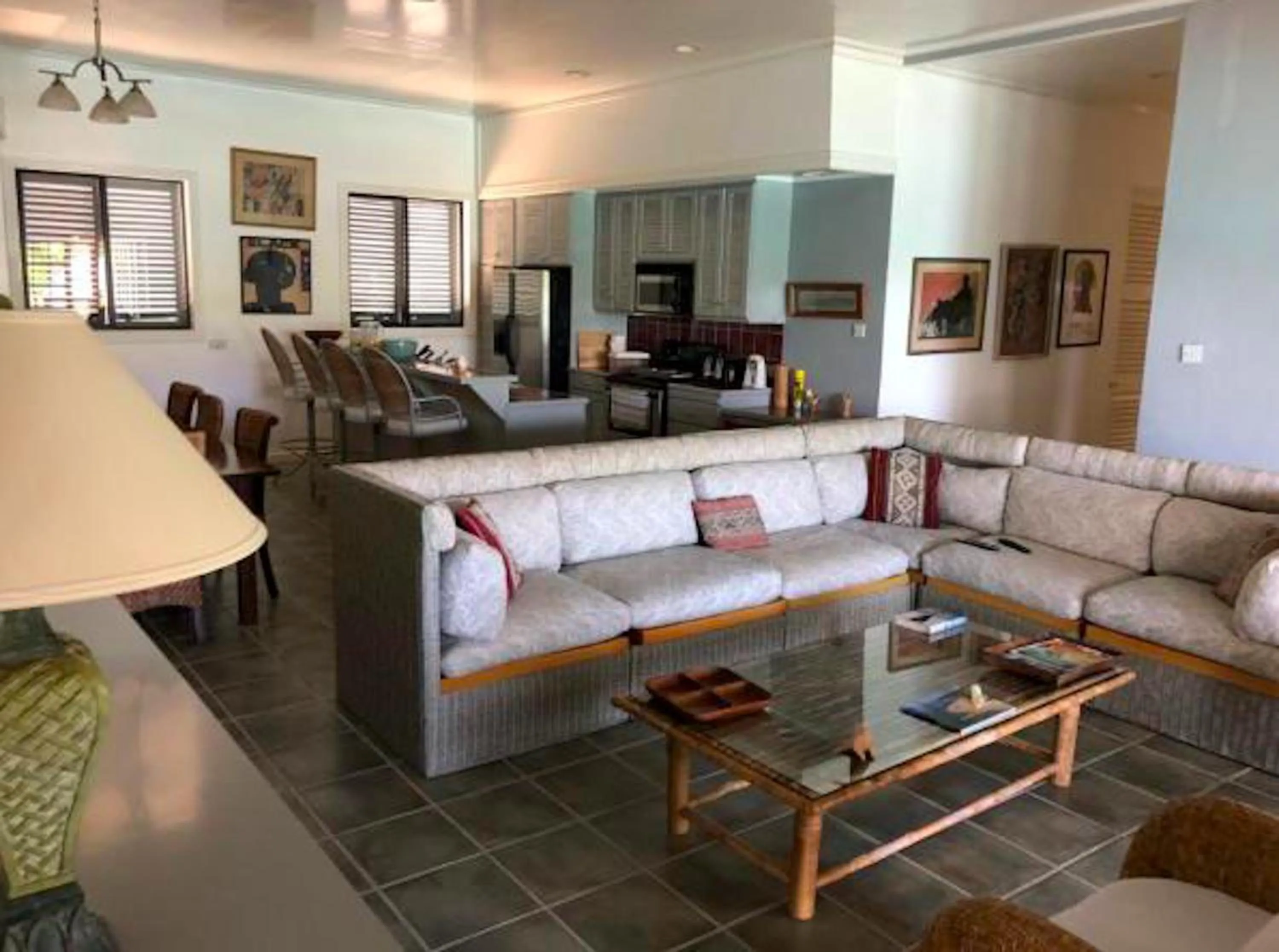 Living room in Bequia Beachfront Villas