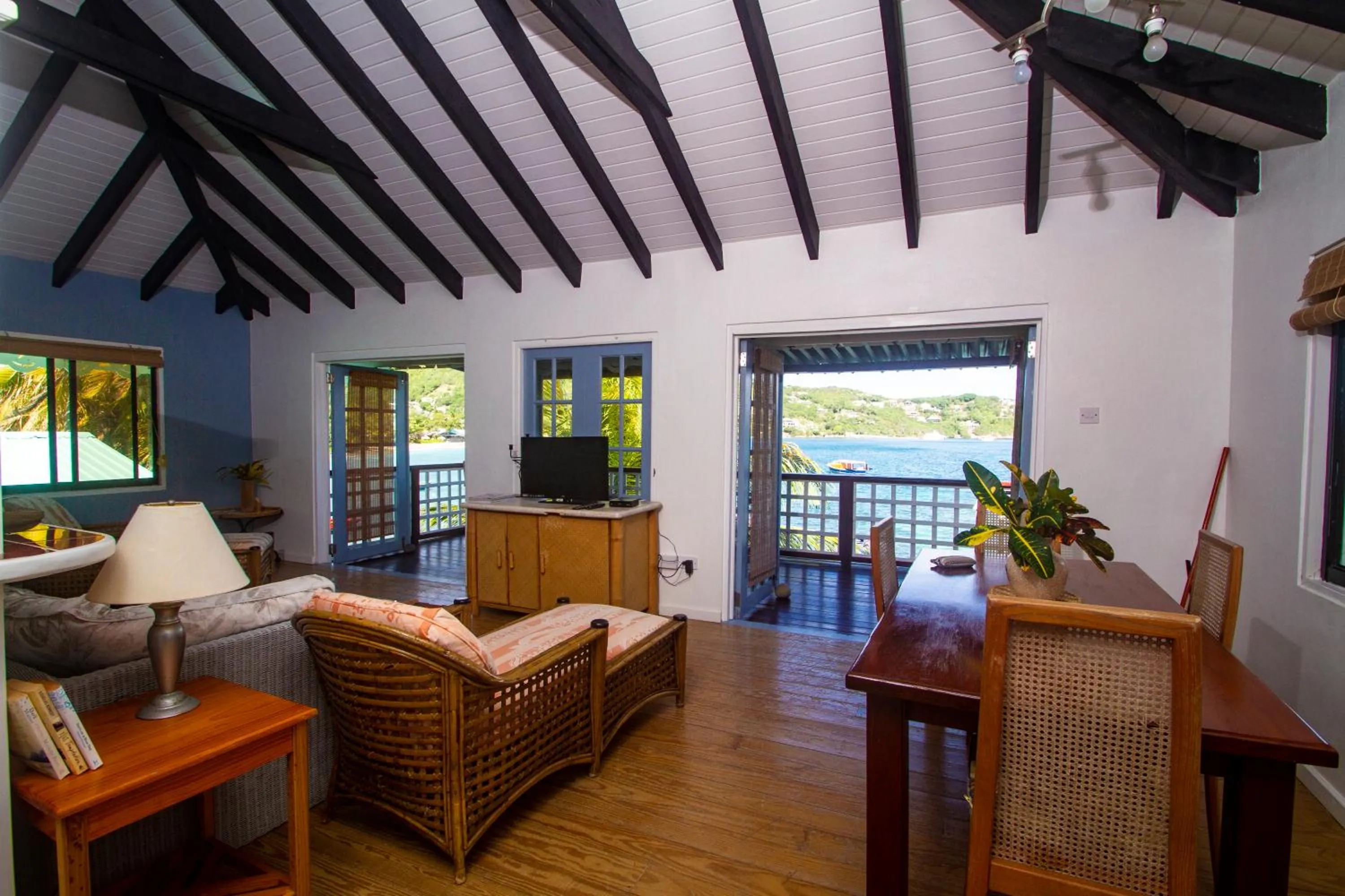Living room in Bequia Beachfront Villas