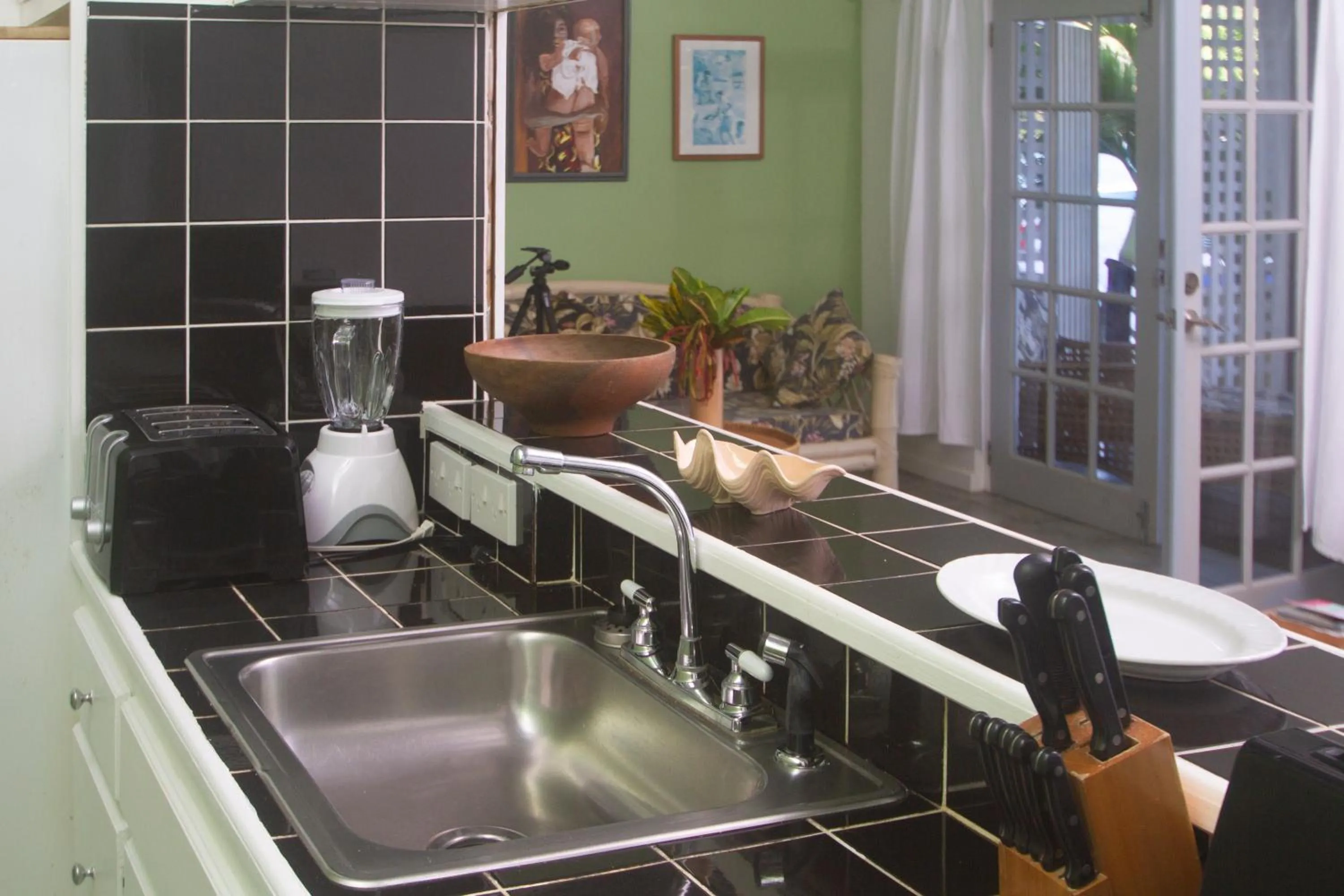 Kitchen or kitchenette in Bequia Beachfront Villas