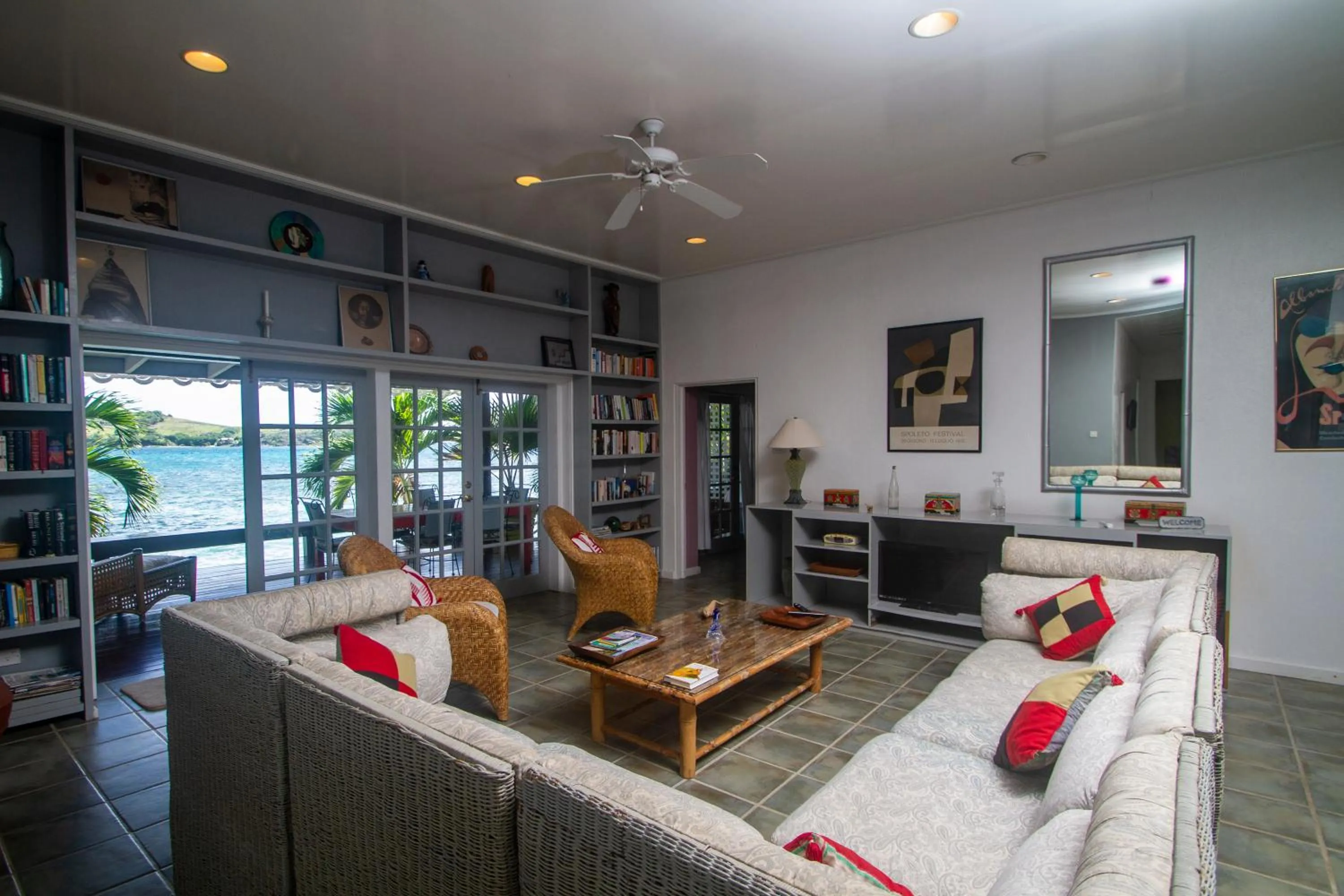 Living room in Bequia Beachfront Villas