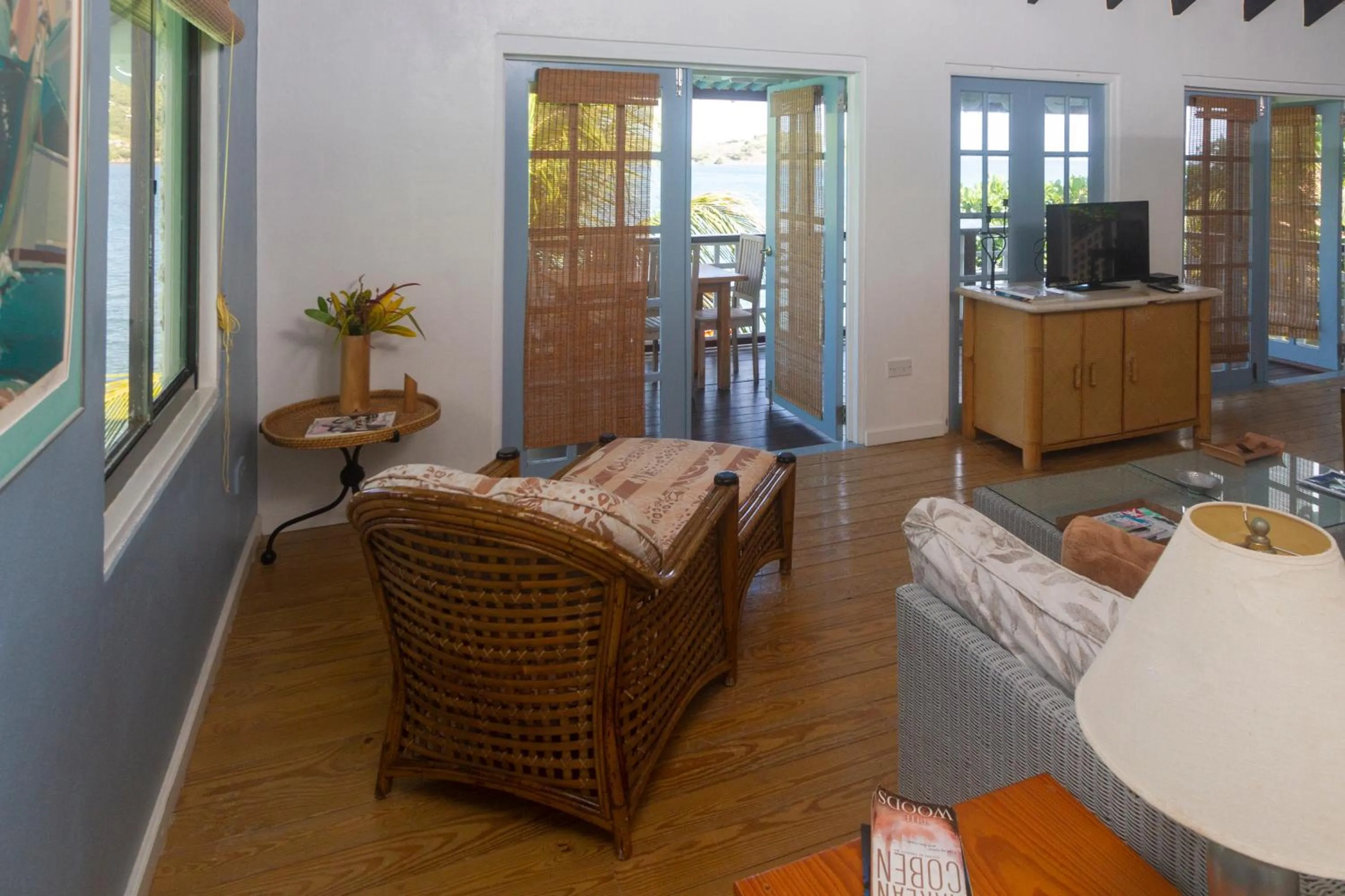 Living room in Bequia Beachfront Villas