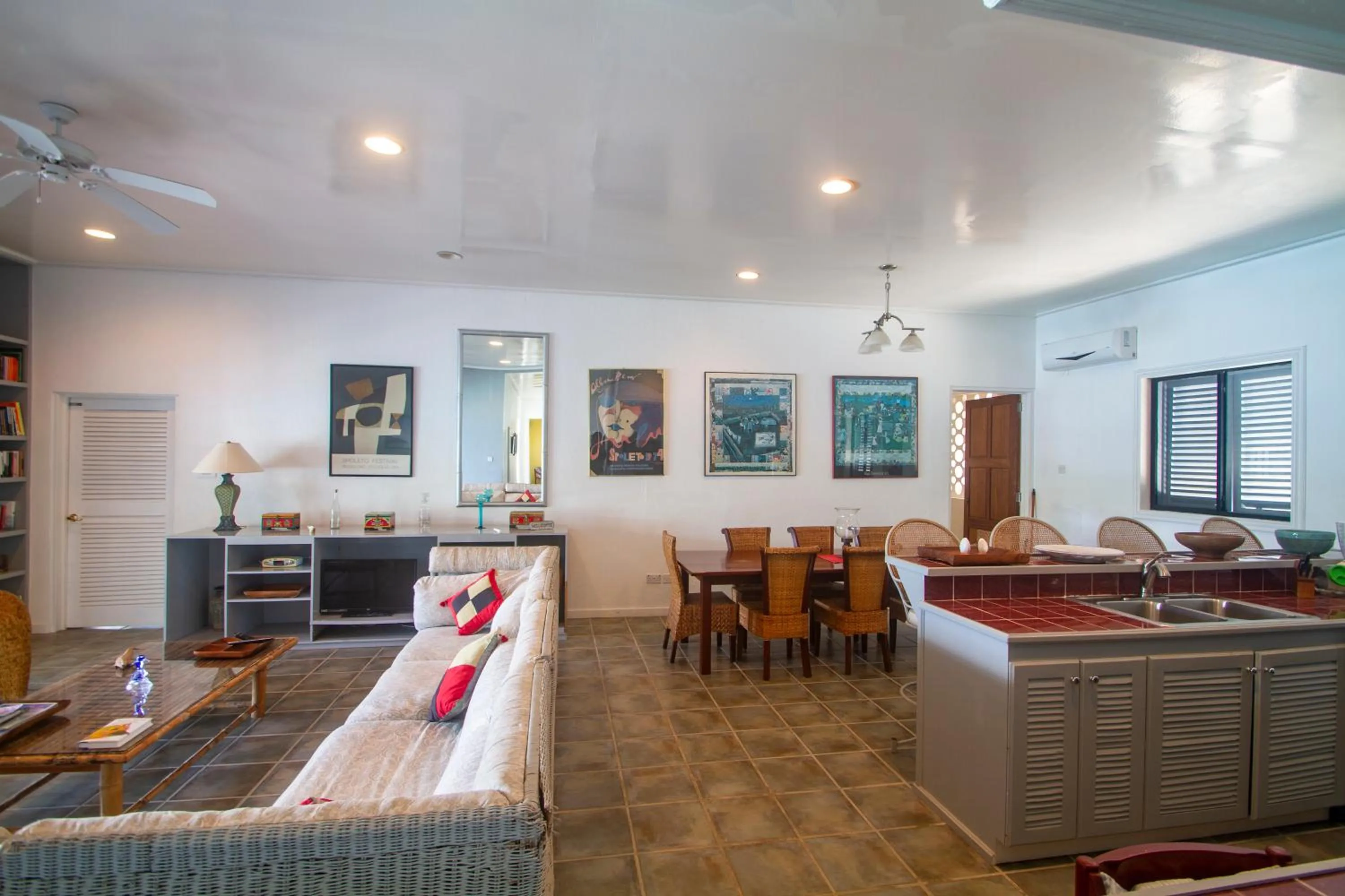 Living room in Bequia Beachfront Villas