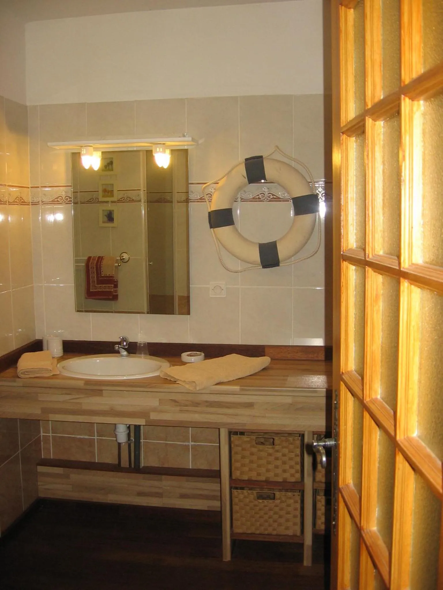 Shower in Le clos du Tay