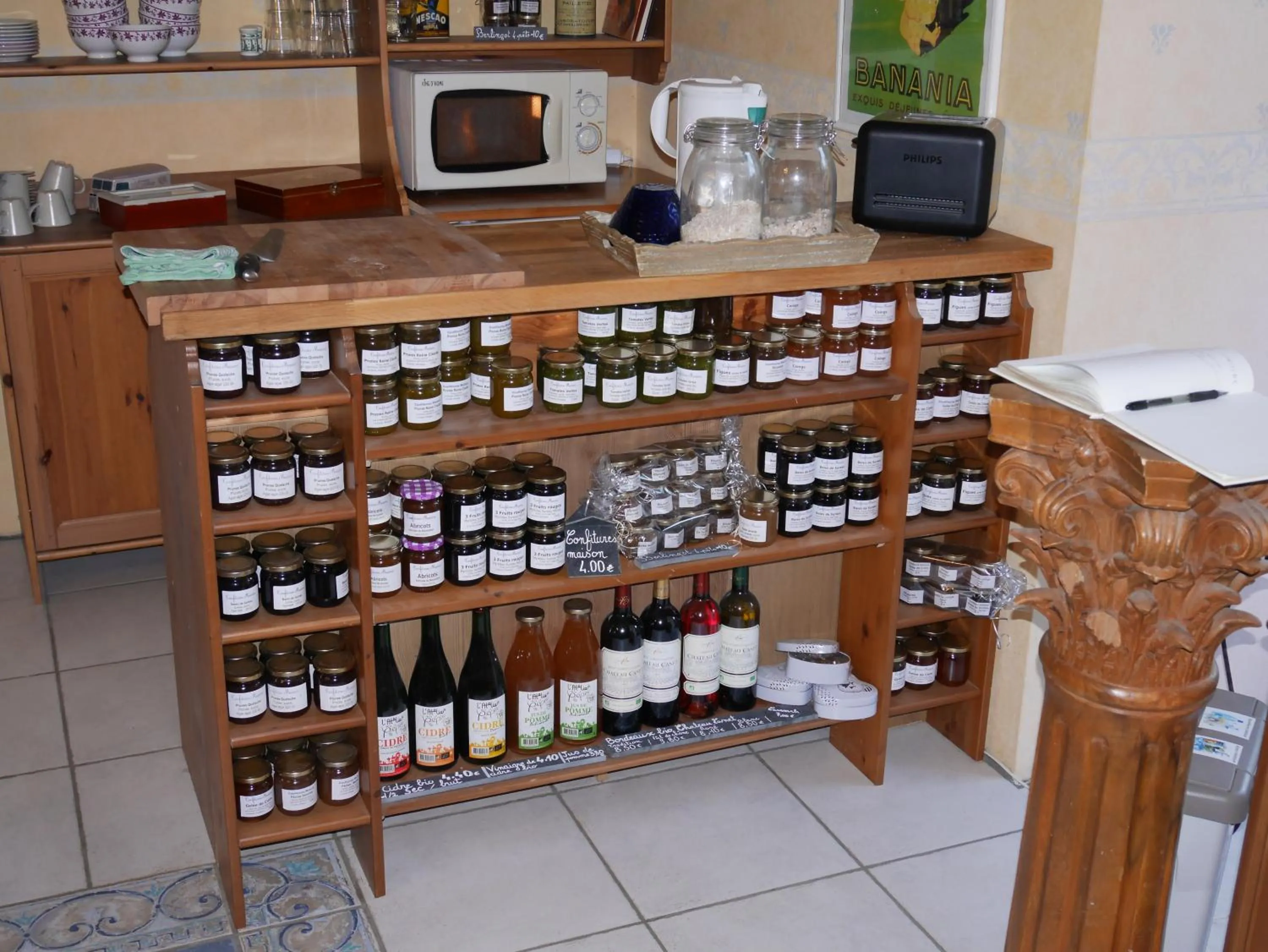 On-site shops in Le clos du Tay