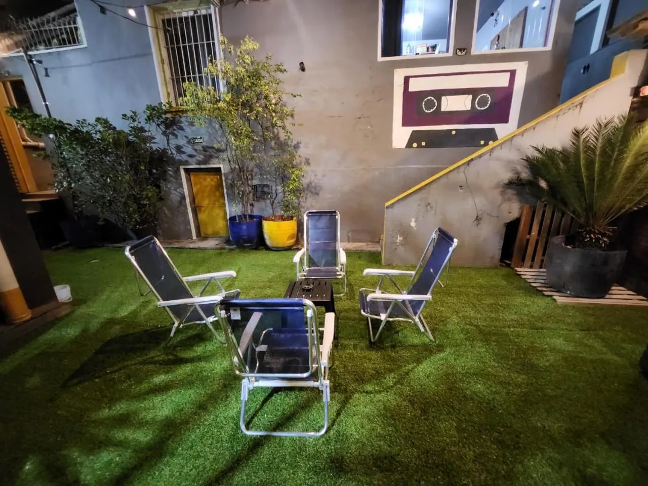 Garden in Vila Rock Hostel - próx Allianz Parque, Vila Madalena, Av Paulista, Hospital das Clínicas, PUC