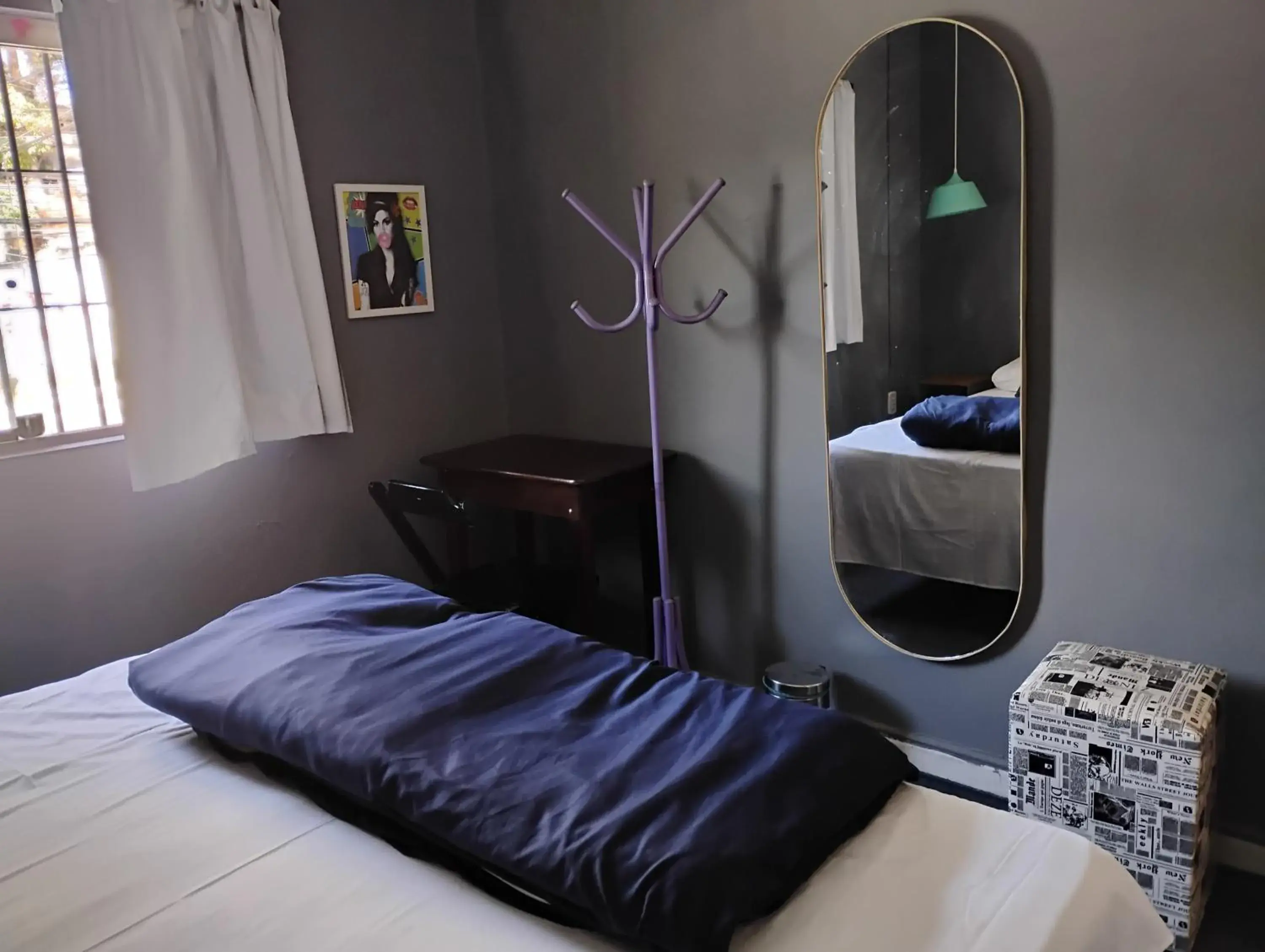 Double or Twin Room with Shared Bathroom in Vila Rock Hostel - Secure Neighborhood, Near the Subway, Allianz Parque, Vila Madalena, Avenida Paulista and Pinheiros Double or Twin Room with Shared Bathroom in Vila Rock Hostel - Secure Neighborhood, Near the Subway, Allianz Parque, Vila Madalena, Avenida Paulista and Pinheiros