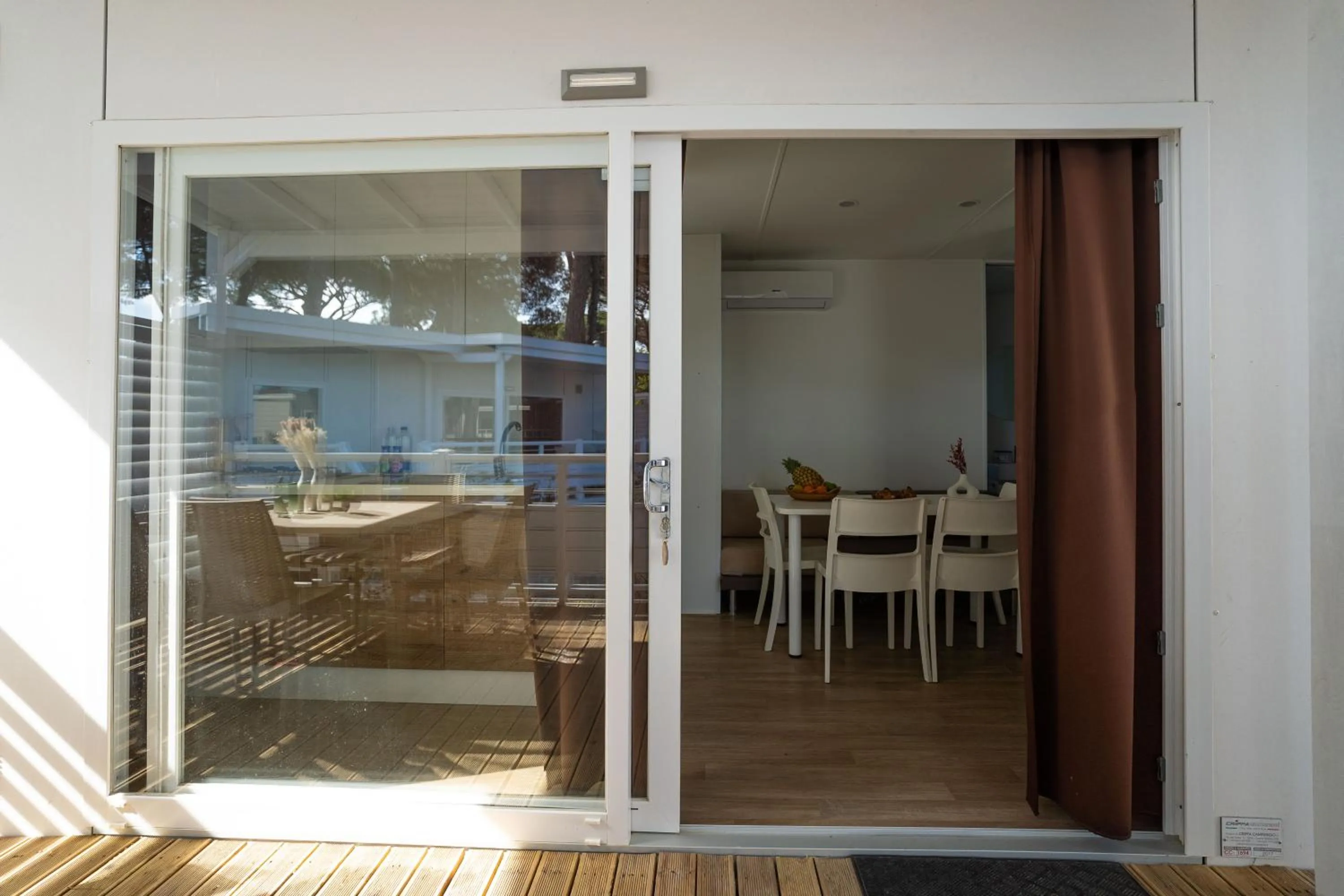 Patio in Club del Sole Marina Family Resort