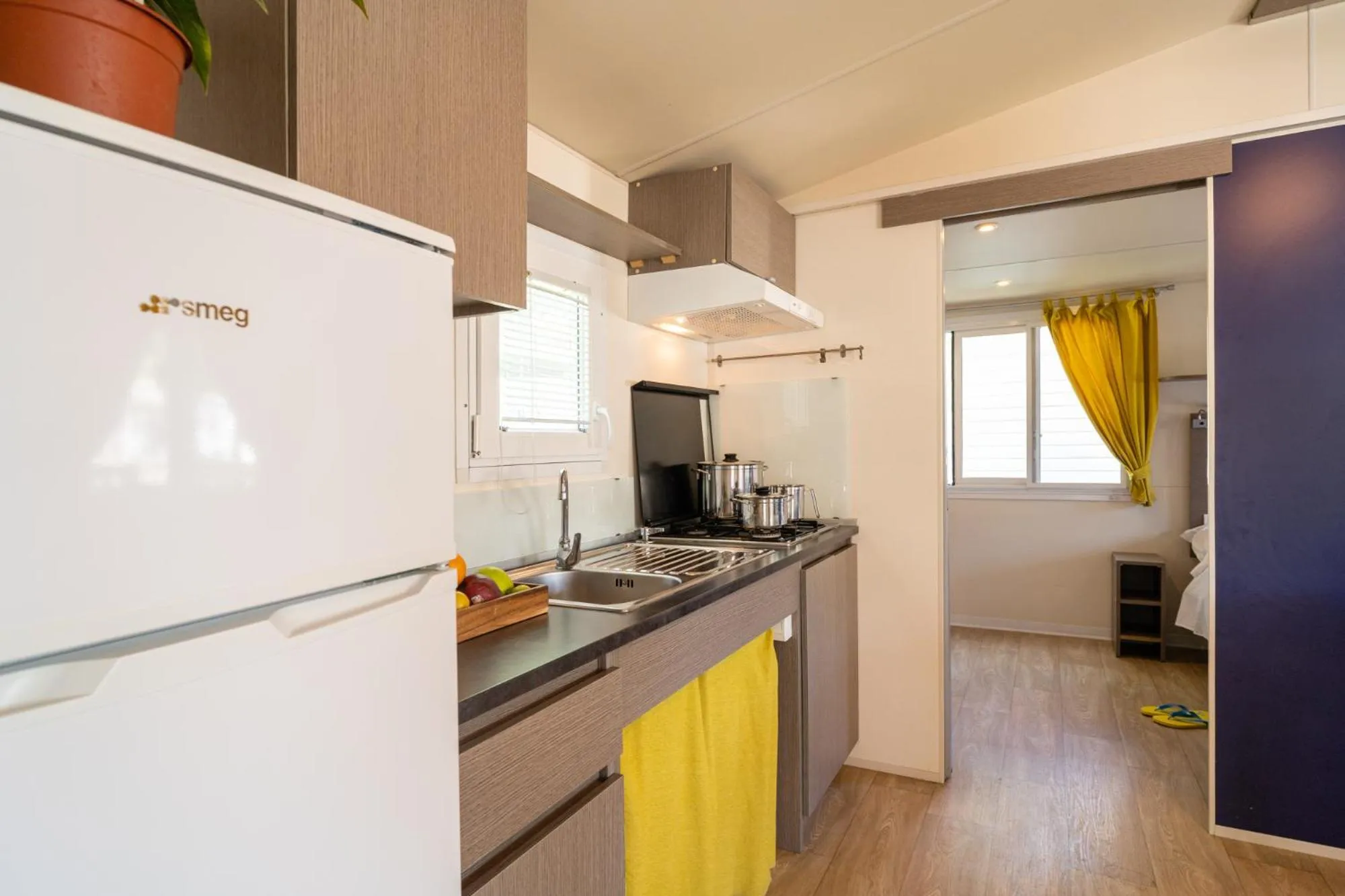 Kitchen or kitchenette in Club del Sole Marina Family Resort