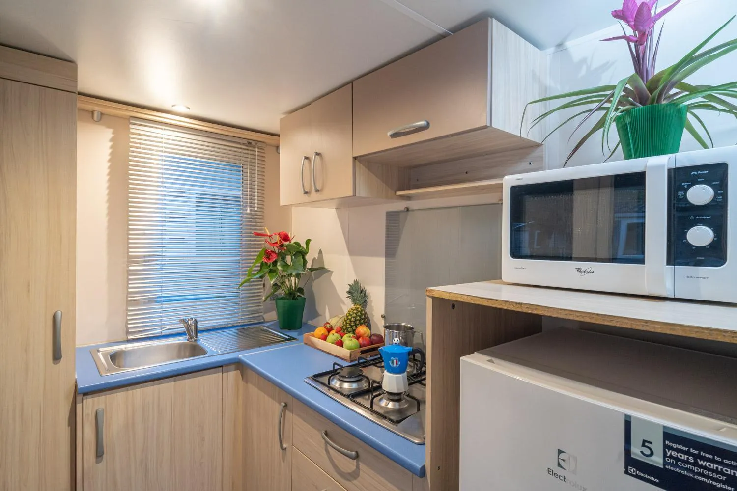 Kitchen or kitchenette in Club del Sole Marina Family Resort