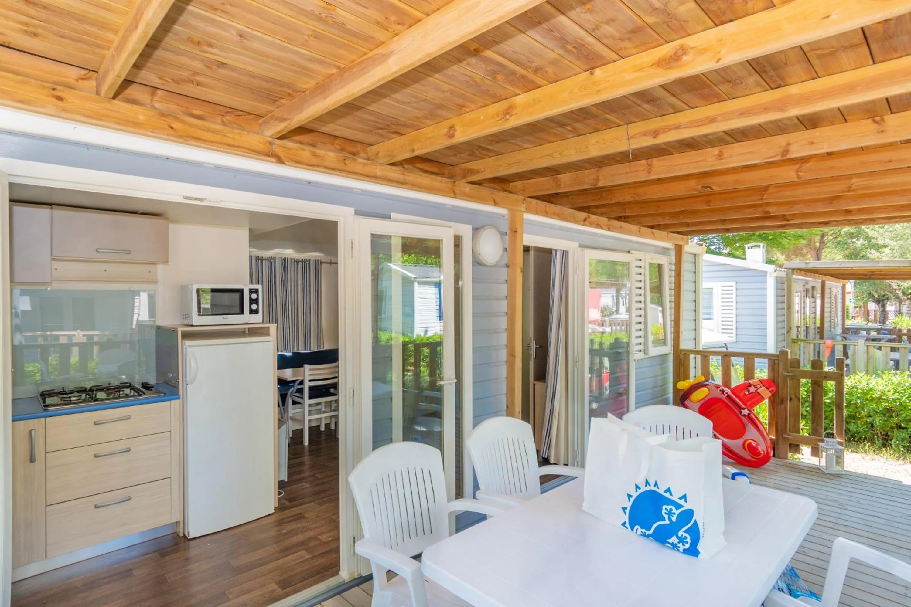 Patio in Club del Sole Marina Family Resort