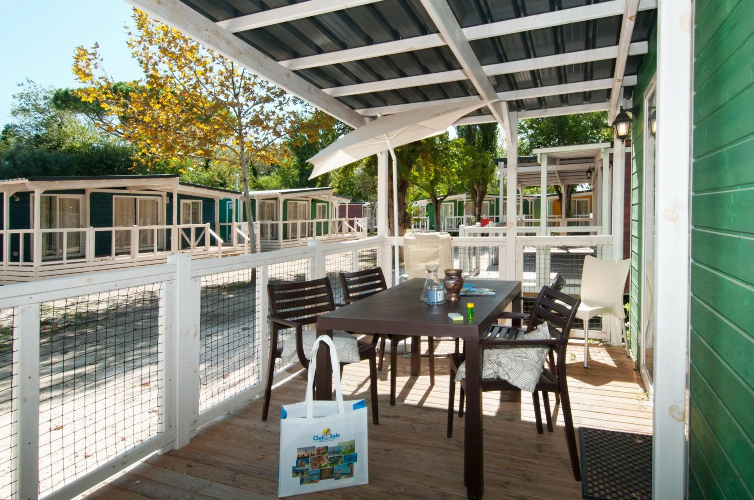 Patio in Club del Sole Marina Family Resort