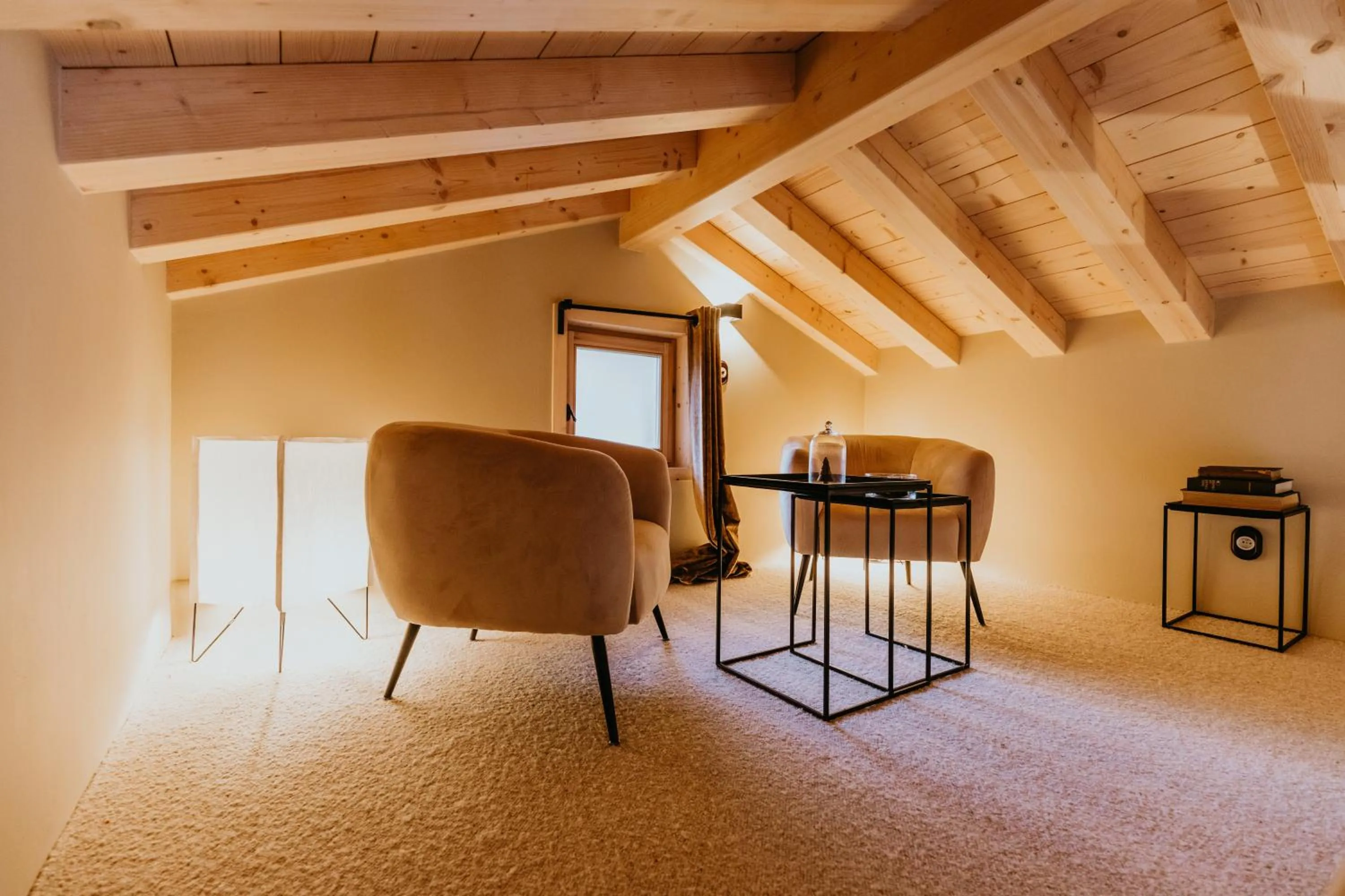 Living room in Hôtel Restaurant La Ferme de Cupelin