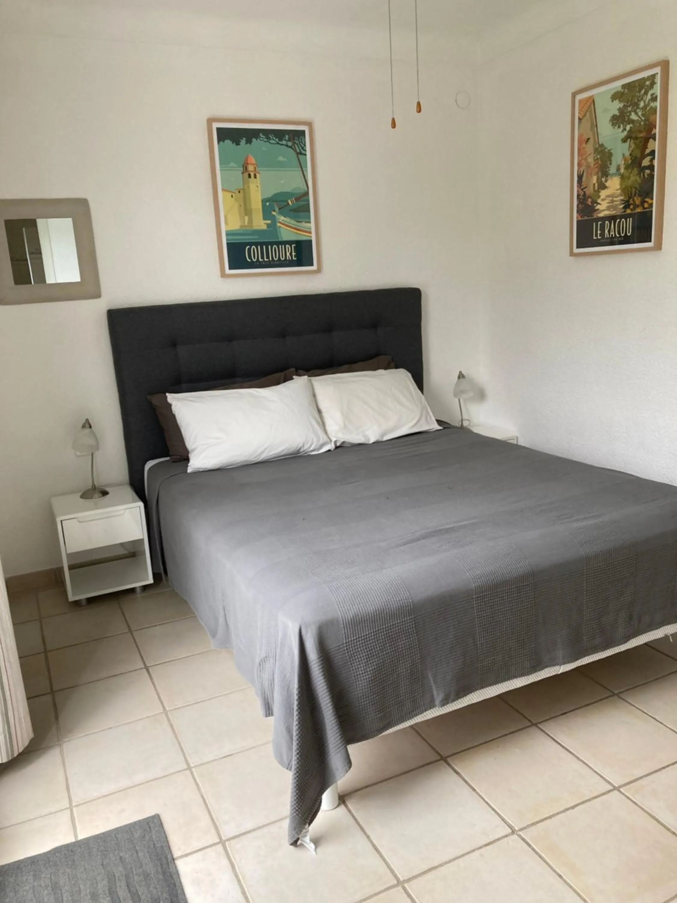 Bed in chambre d'hôtes Villa Côte Vermeille