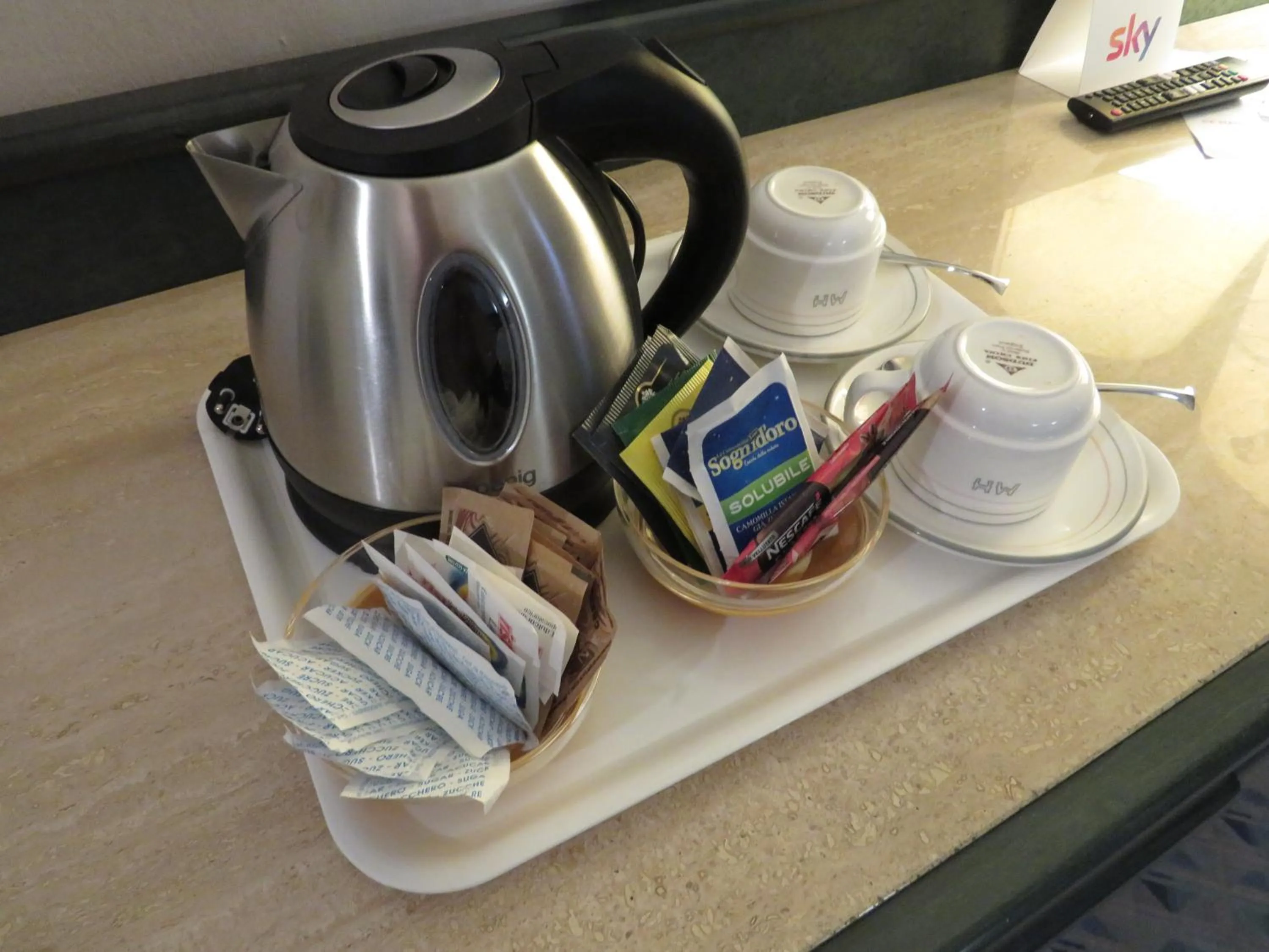 Coffee/tea facilities in Hotel Turandot