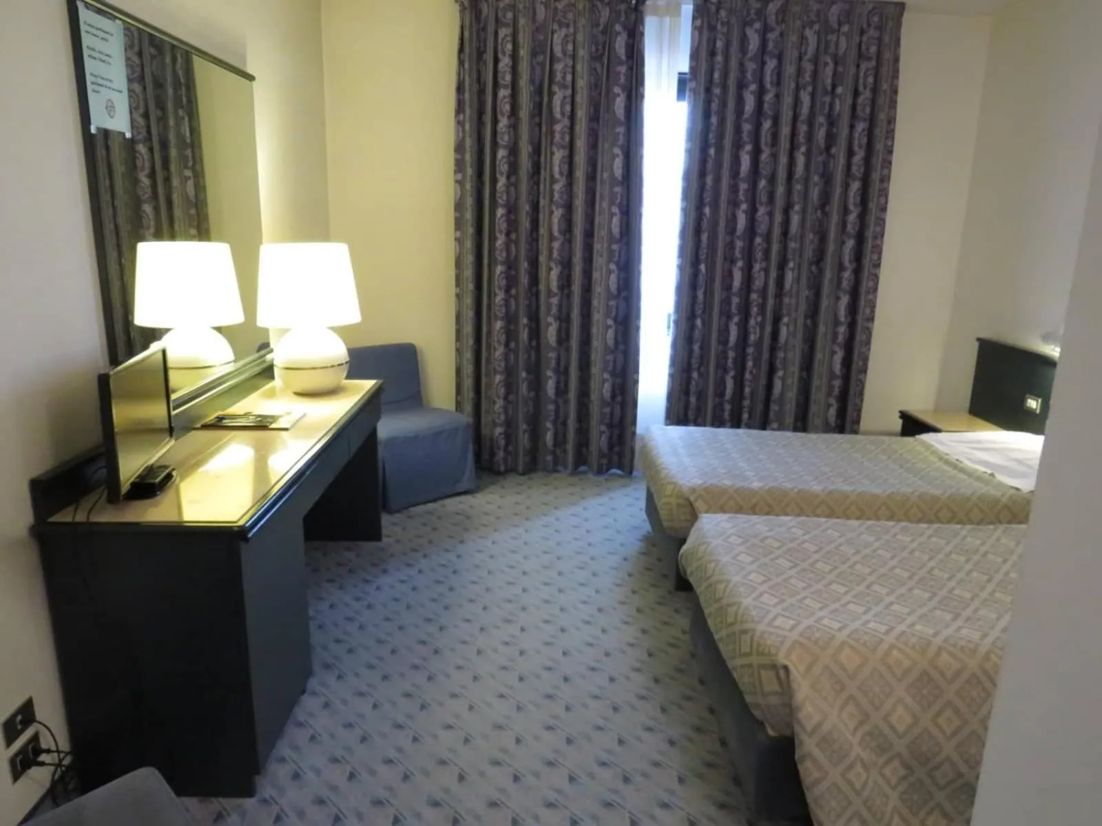 Bed in Hotel Turandot