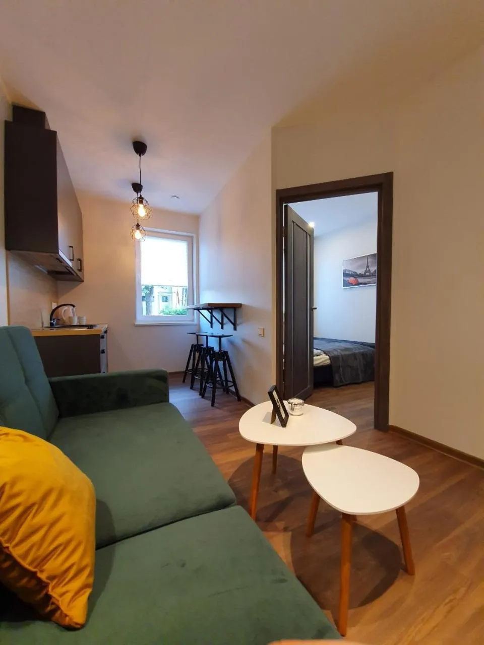 Living room in Oak house apartments